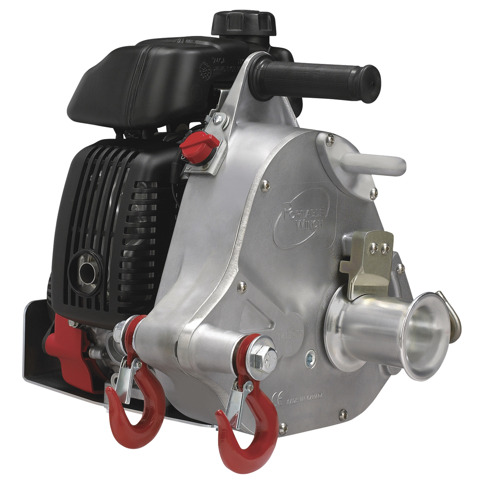 Portable Winch Gas-Powered Capstan Winch â 2,200-Lb. Pulling Capacity, 2.1 HP, Honda GHX-50 Engine, Model PCW5000