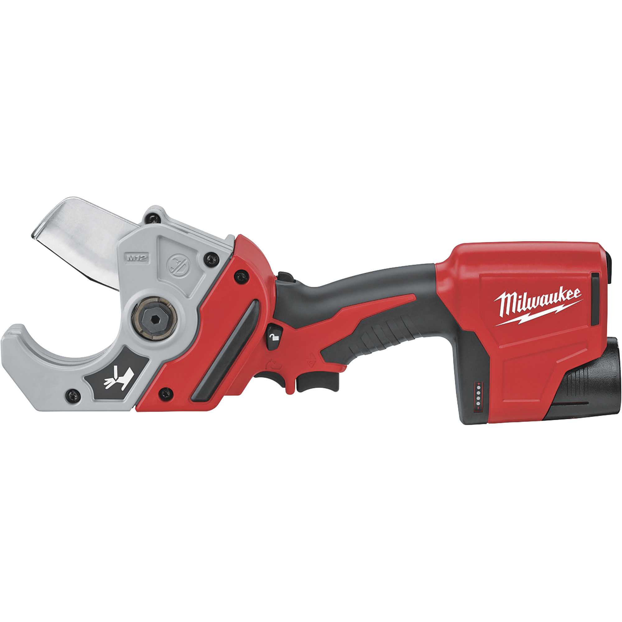 Milwaukee M12 Cordless PVC Shear Kit, 1 Battery, Model 2470-21