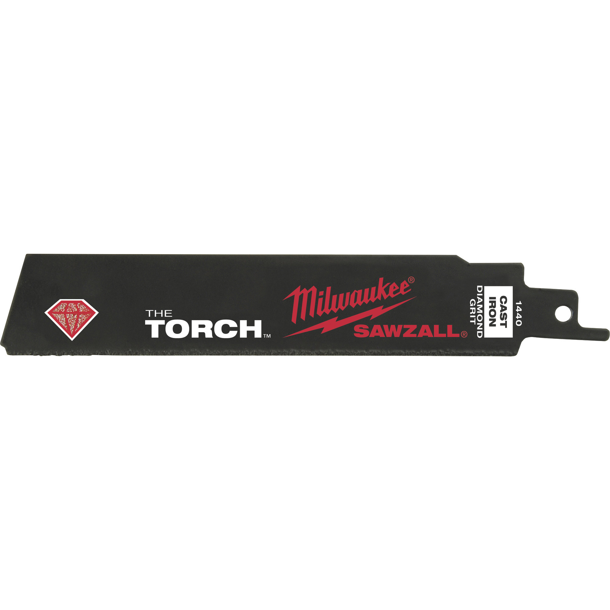 Milwaukee Diamond Grit The Torch SAWZALL Blade, 6Inch, Model 48-00-1440