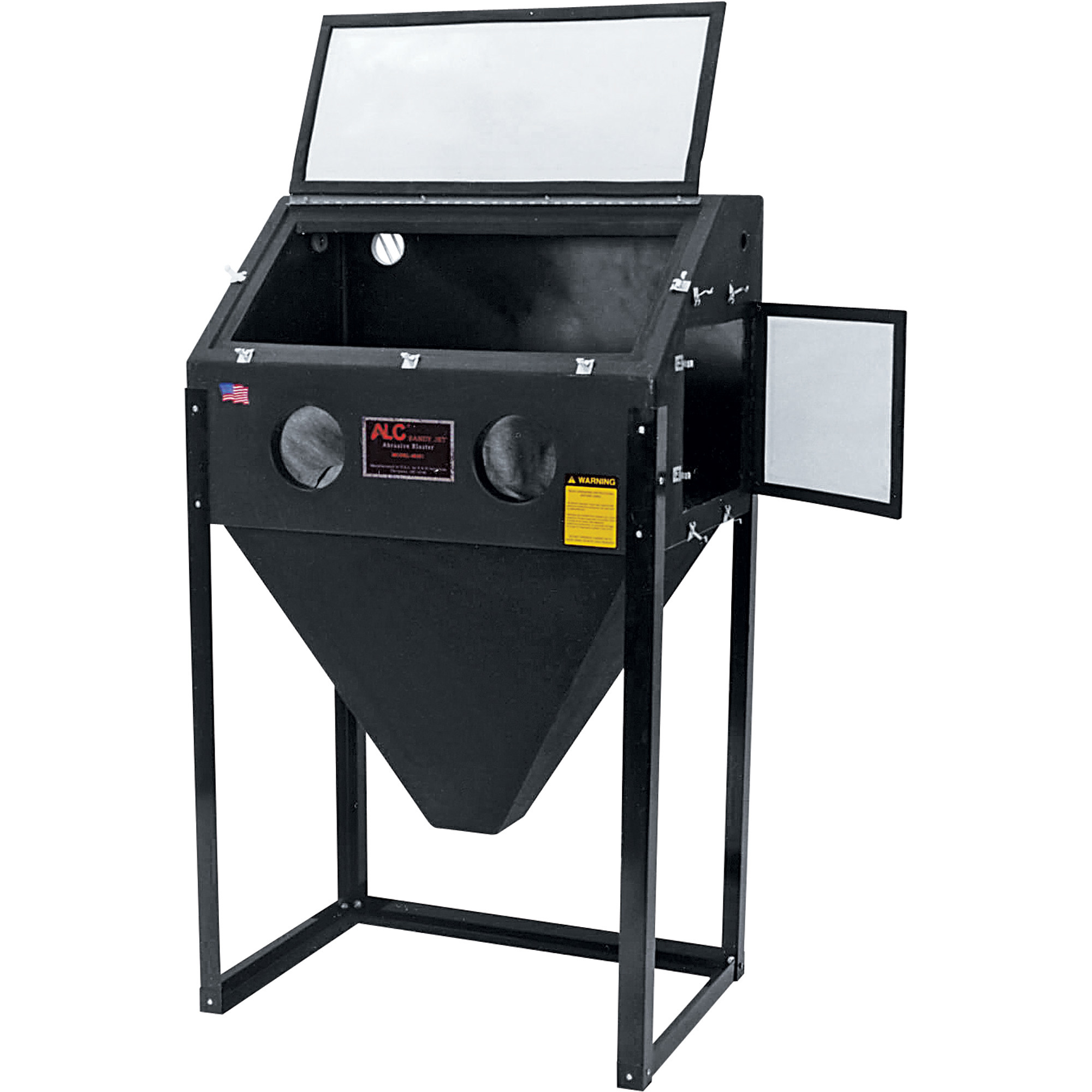 ALC Polymer Floor Model Abrasive Blasting Cabinet, 35Inch, Model 41391