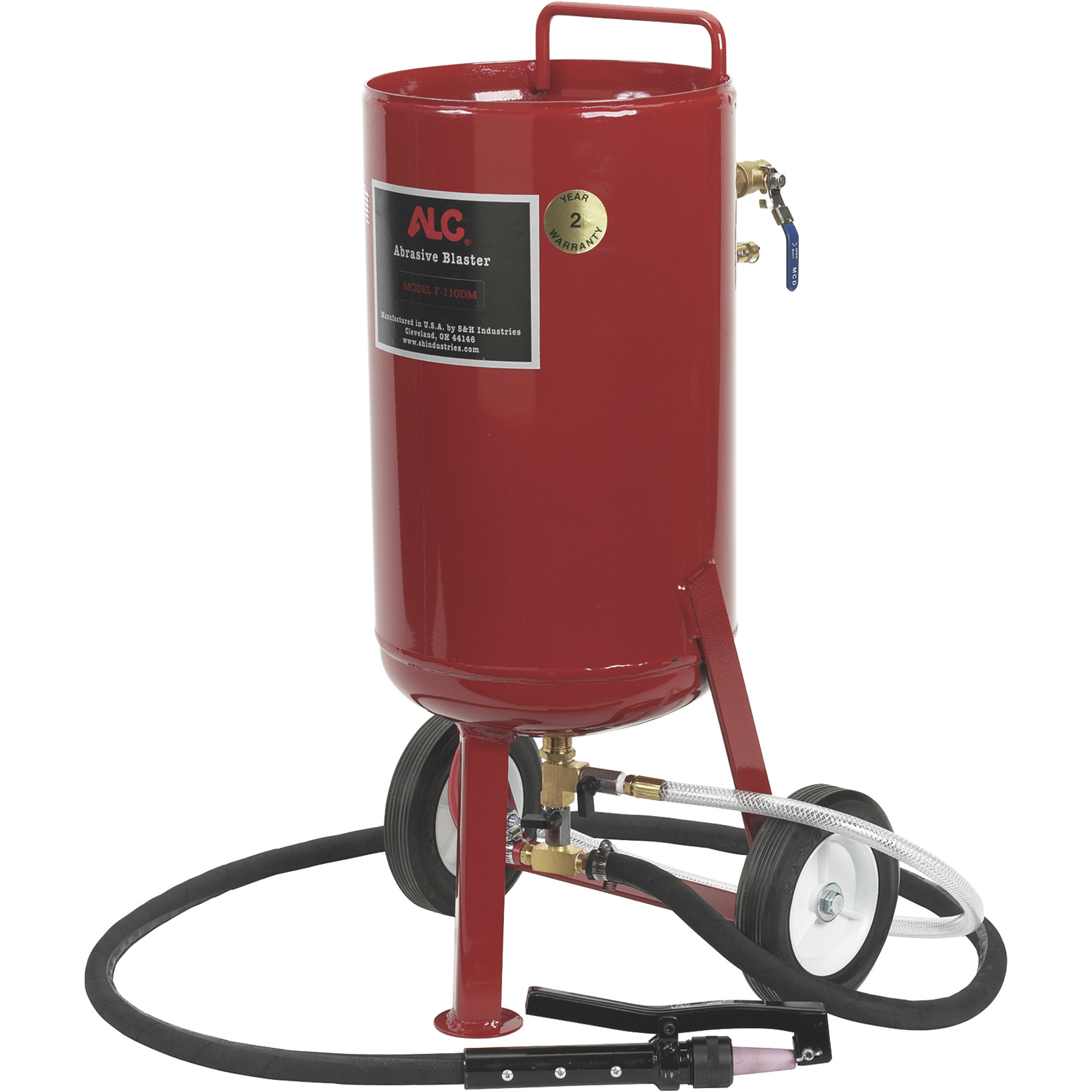 ALC Soda and Abrasive Blaster â 110-Lb. Capacity, Model 40003SB