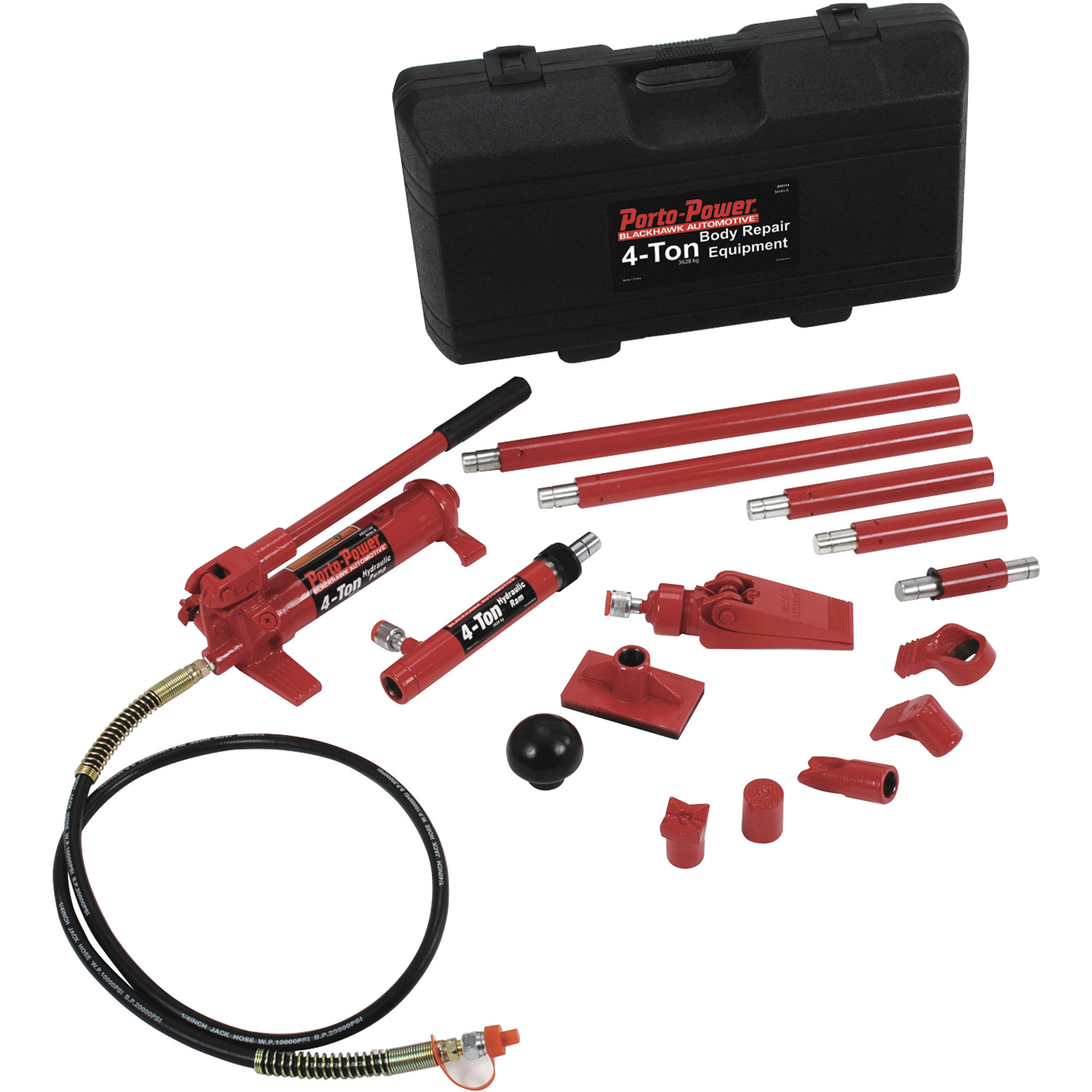 Blackhawk Automotive Porto-Power Professional Ram Kit, 4 Tons, Model B65114