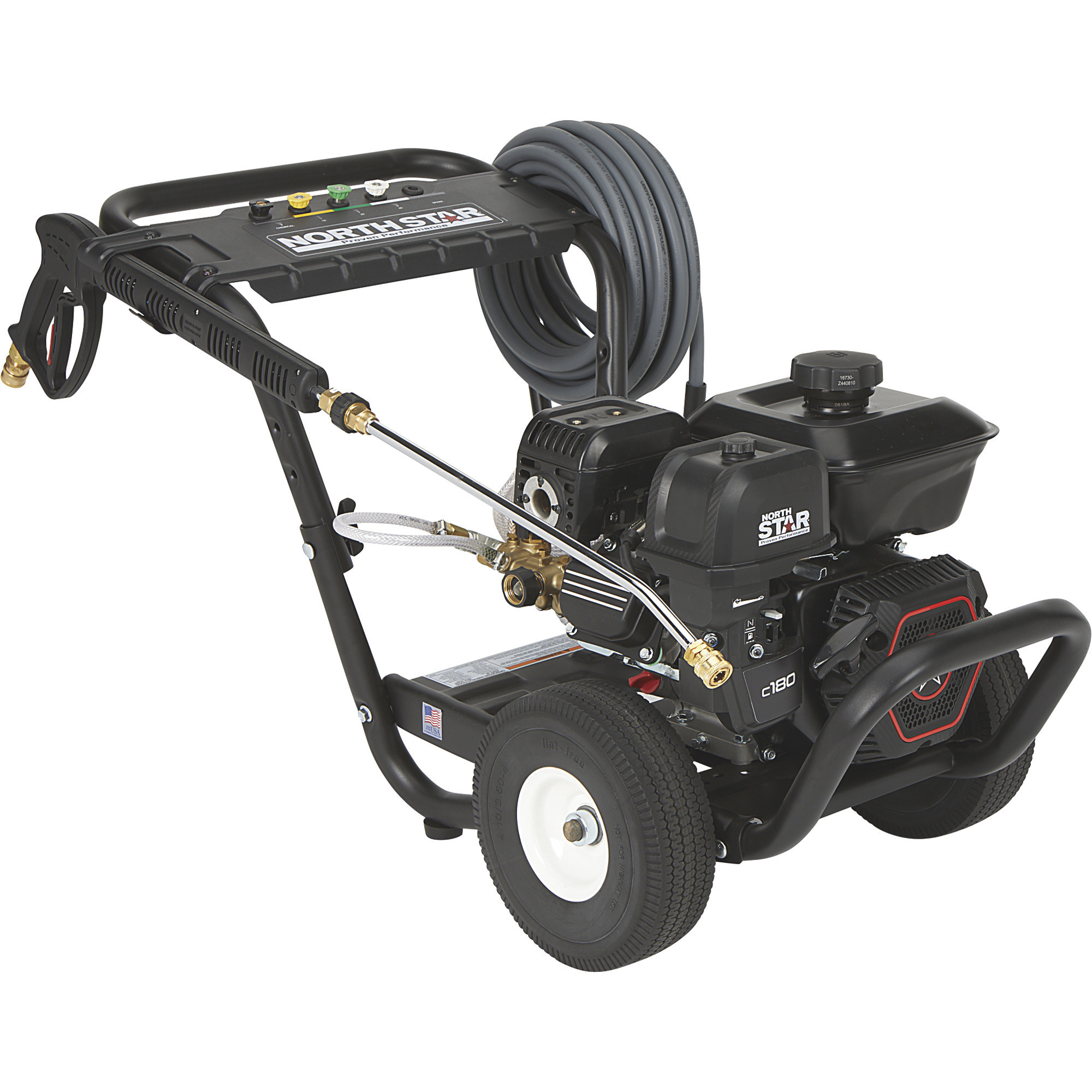 NorthStar Cold Water Pressure Washer, 3100 PSI, 2.5 GPM