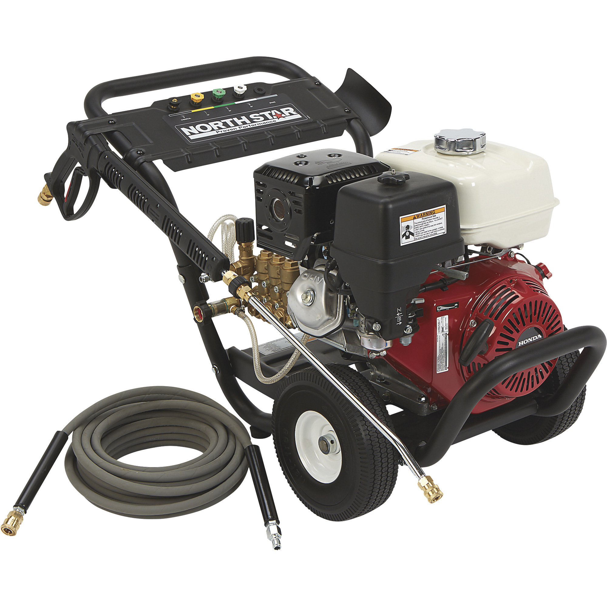 NorthStar Gas Cold Water Pressure Washer, 4200 PSI, 3.5 GPM, Honda Engine, Model 157127