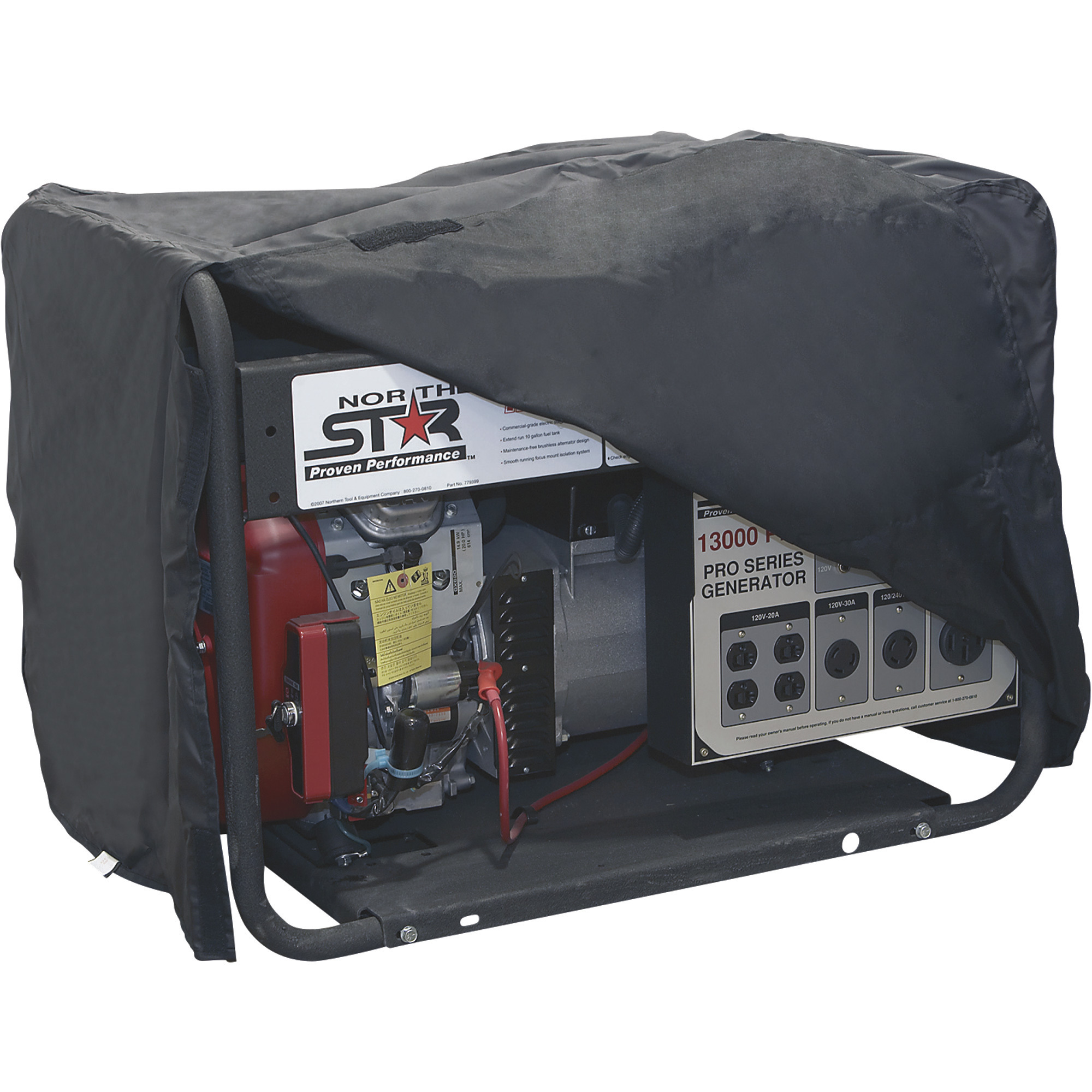 Classic Accessories Generator Cover, Large, Black, Fits Generators Up To 7,000 Watts, Model 79537