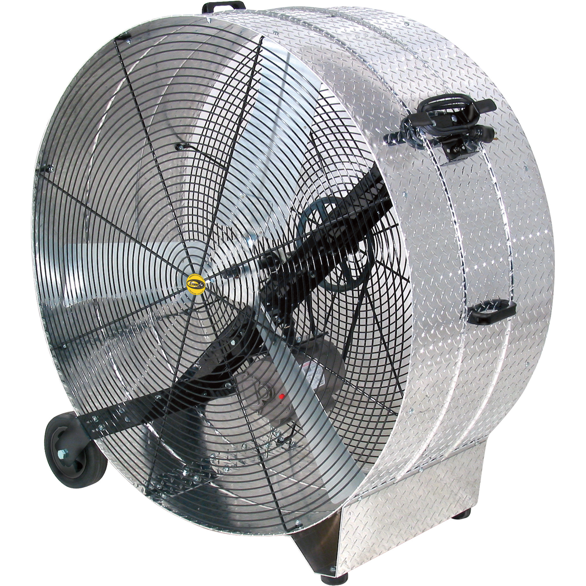 J&D Sales Belt-Drive Drum Fan, 1 HP, 48Inch, 23,500 CFM, Model V1481WB