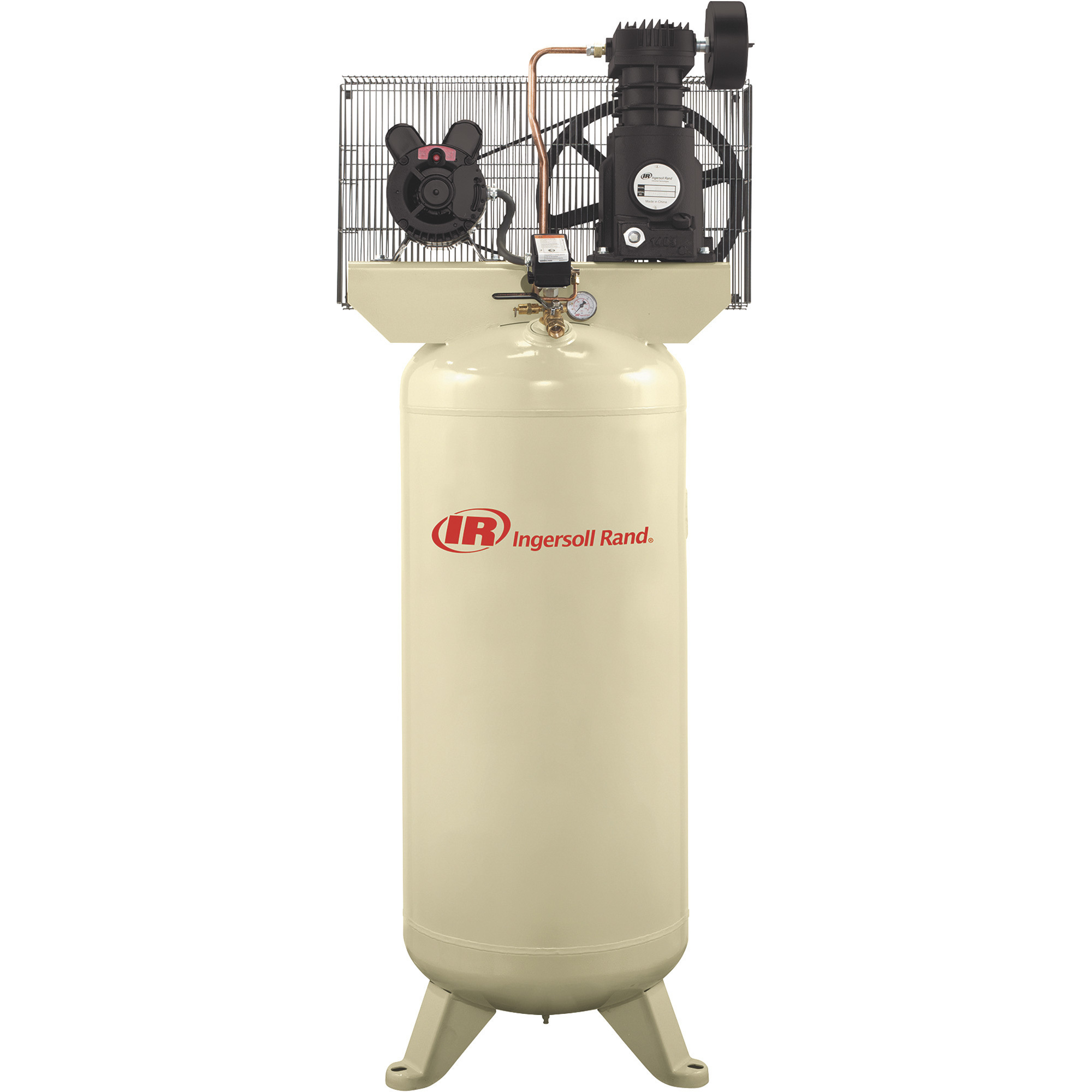 Ingersoll Rand Air Compressor - 5 HP, 230 Volt, 1-Phase, 60-Gallon Vertical, Electric Stationary, Model# SS5L5 -  20103172