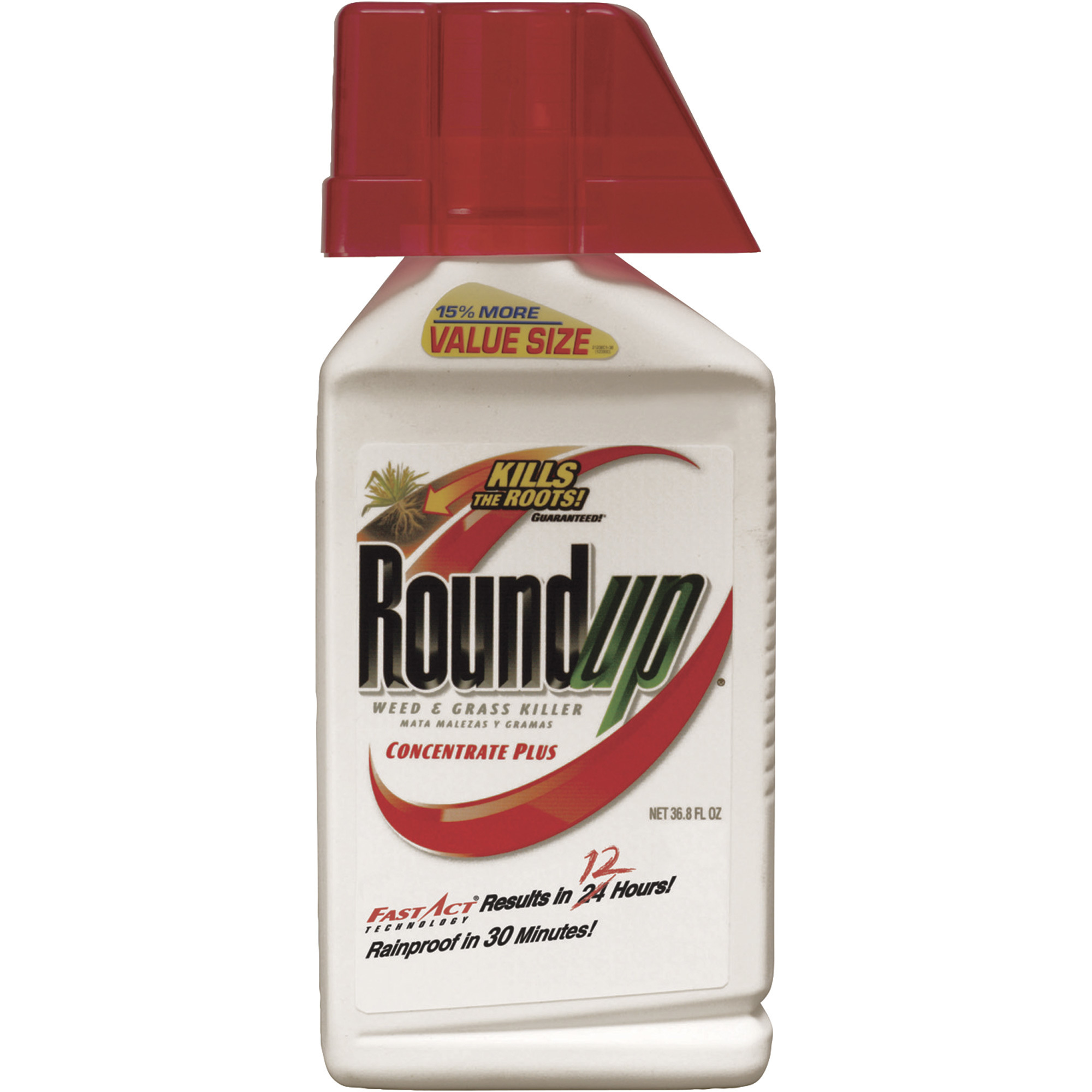 Roundup Concentrate Plus Weed & Grass Killer â FastAct Technology, 36.8oz. Jug, Model 5376312