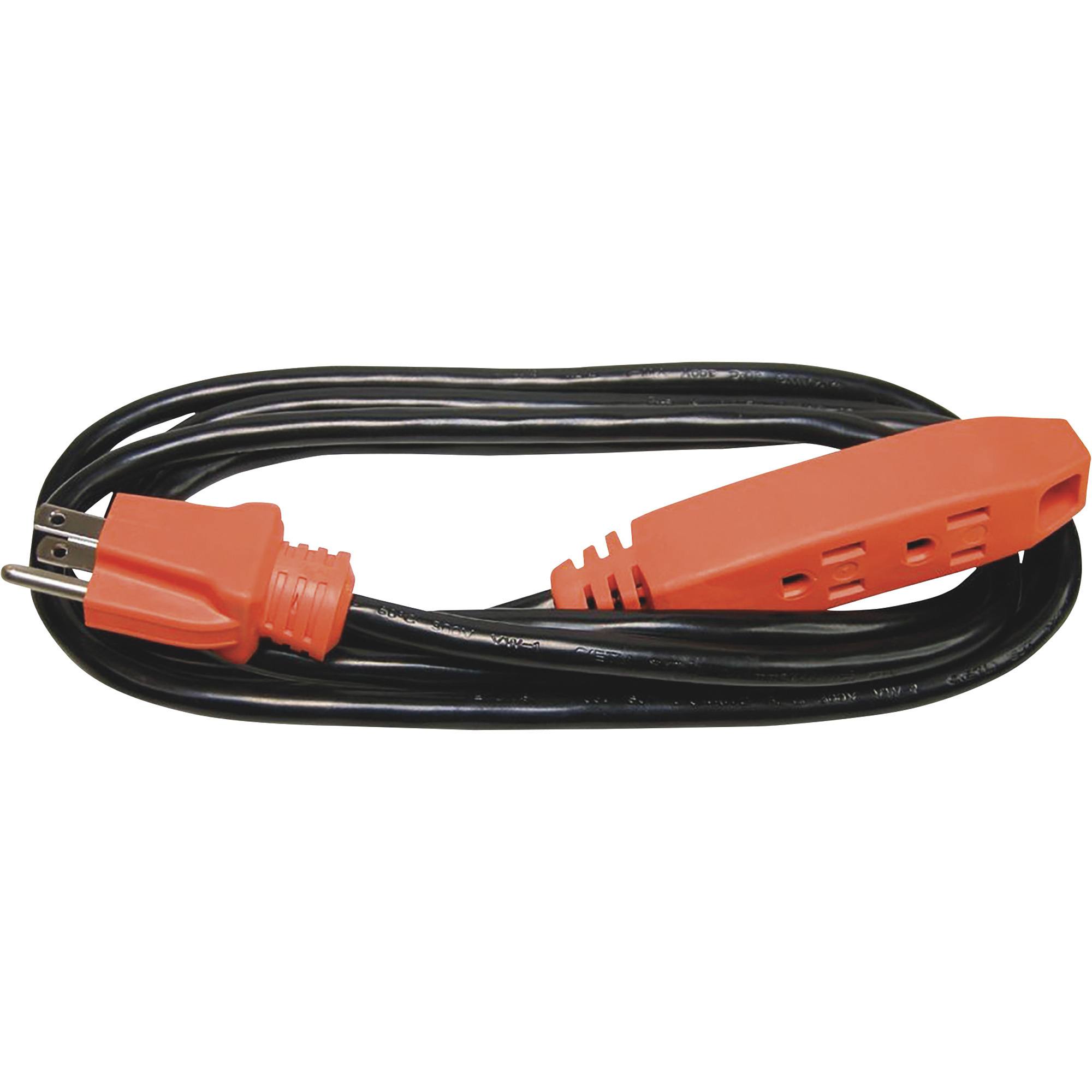 Prime 3-Outlet SJTW Workshop Extension Cord, 8ft.L, 14/3-Ga., 125 Volts, Model EC890708