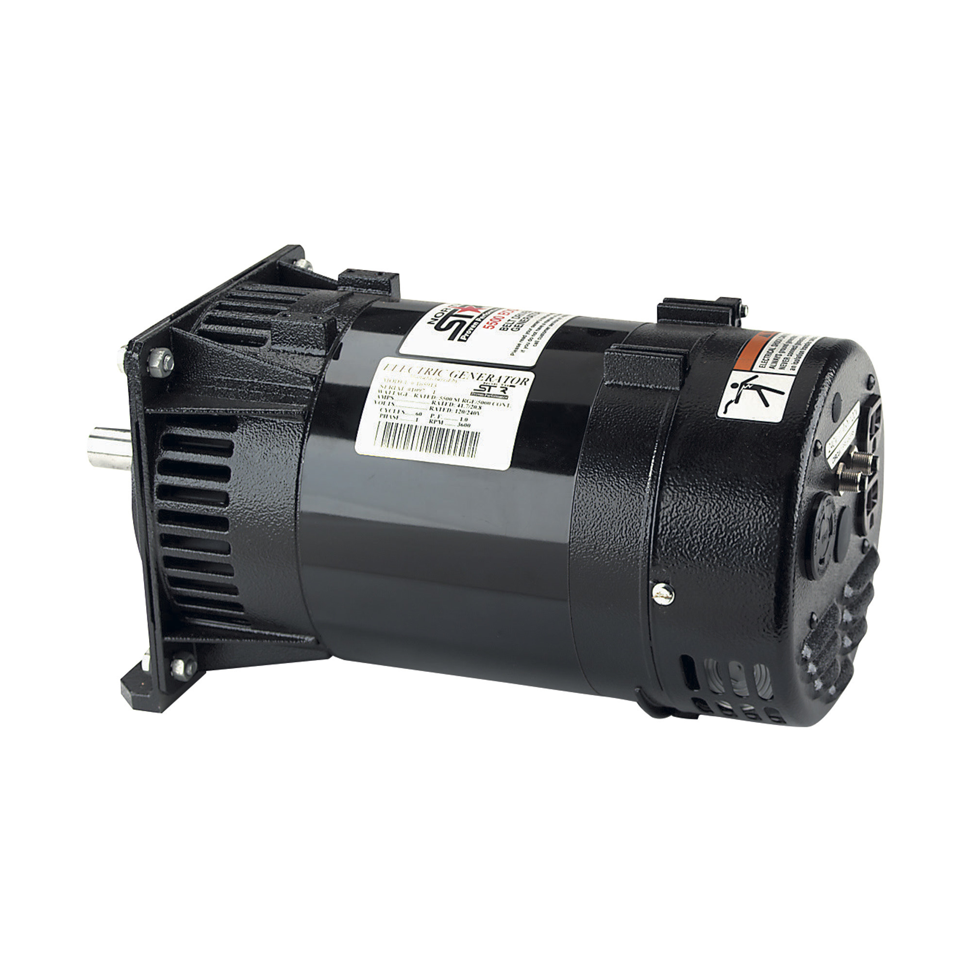 NorthStar Belt Driven Generator Head, 5,500 Surge Watts, 5,000 Rated Watts, 11 HP Required