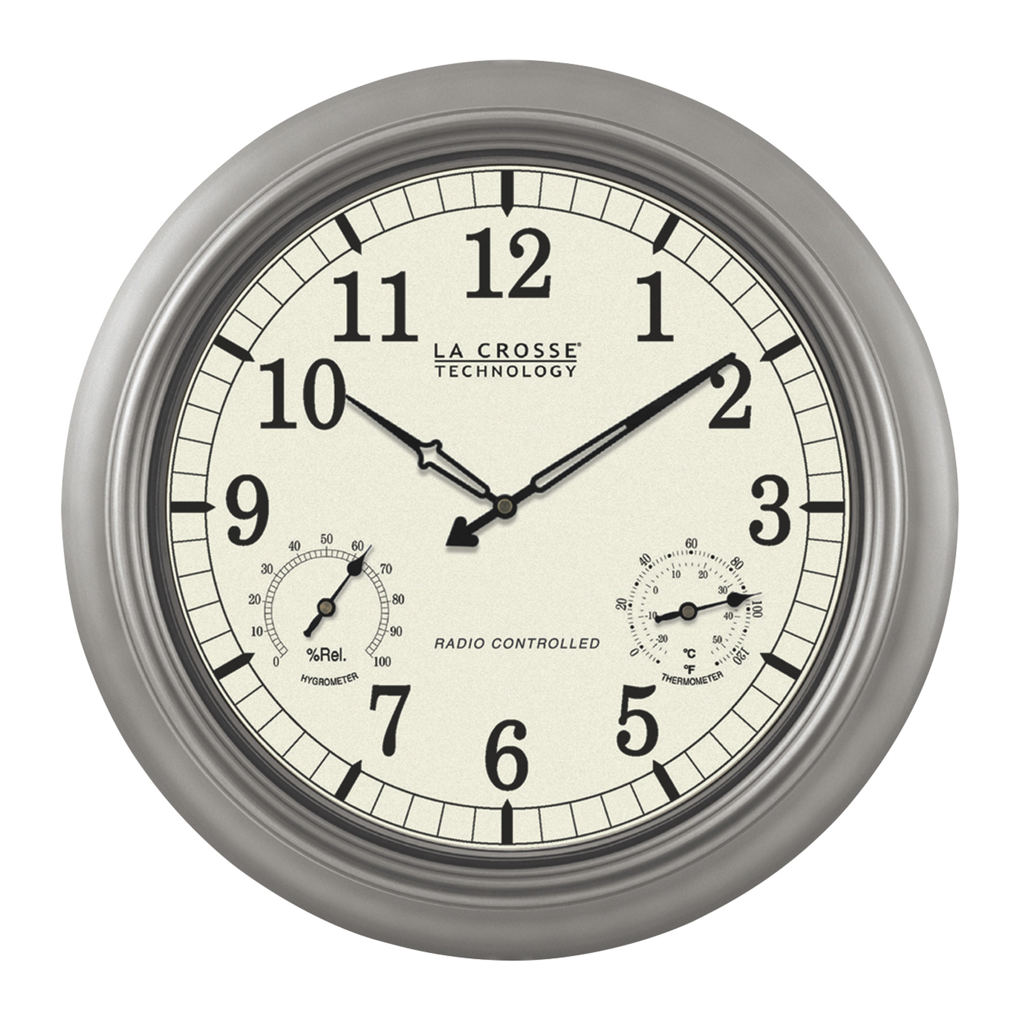 LaCrosse Technology Atomic Wall Clock â 18Inch, Analog, Model WT-3181PL