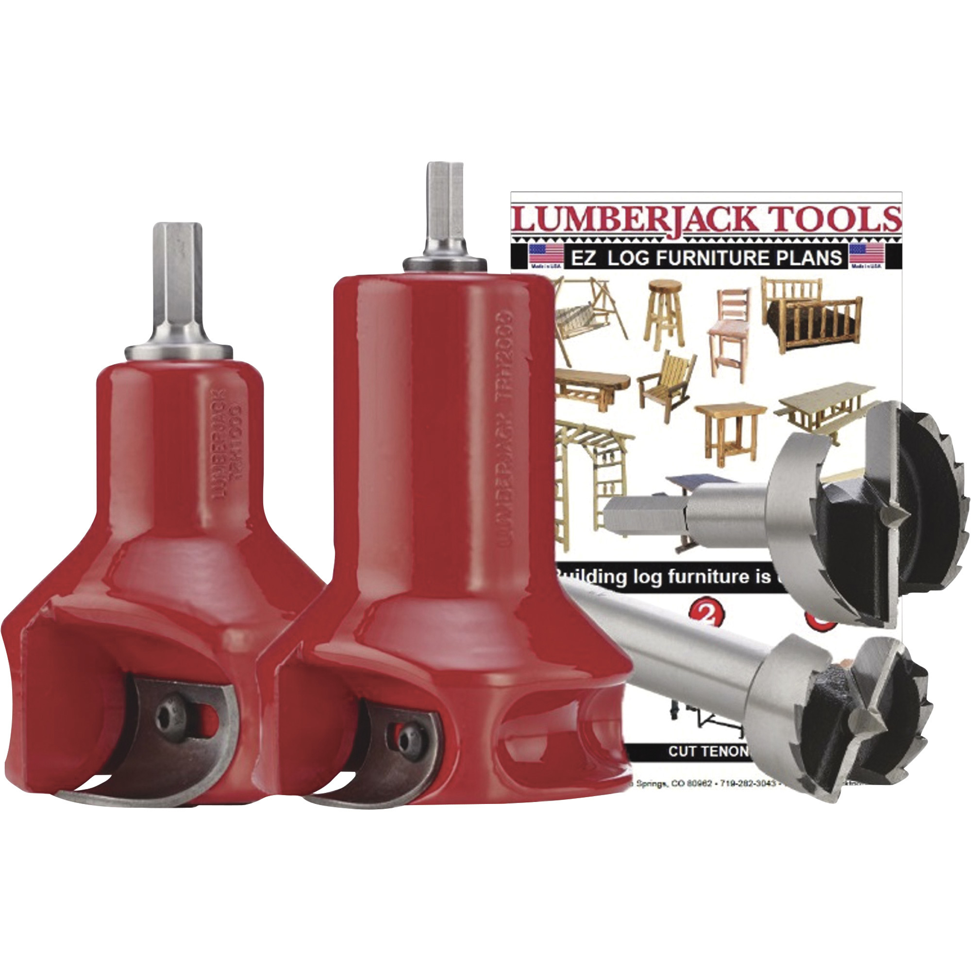 Lumberjack Tools Home Series Tenon Cutter Starter Kit â 2-Piece, 1Inch & 2Inch, Model HSK2