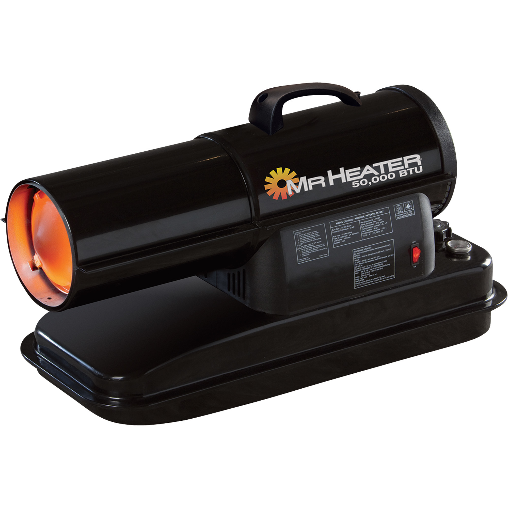 Mr. Heater Portable Kerosene Heater, 50,000 BTU, 1,200 Sq. Ft. Heating Capacity, Model F270255
