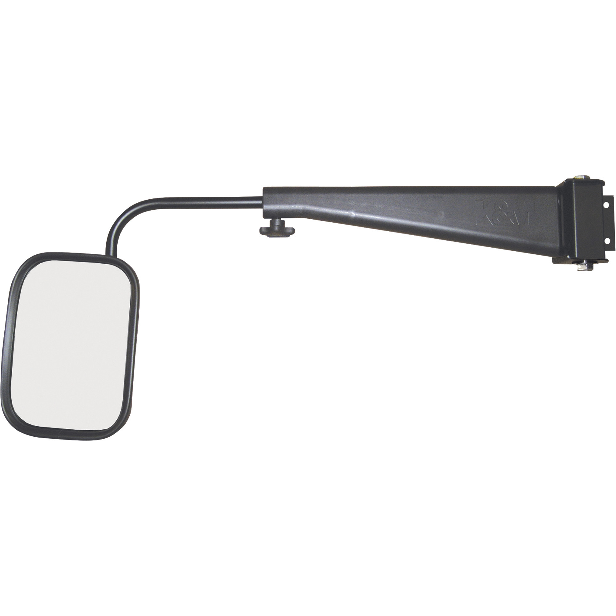 K & M Adjustable Tractor Cab Mirror, Fits John Deere Tractors with Soundguard Cabs, Model 3127