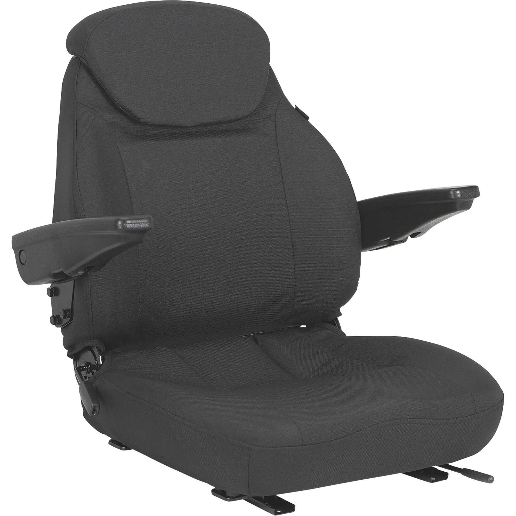 Black Talon Cordura Tractor Seat with Adjustable Lumbar Support â Black, Model 440