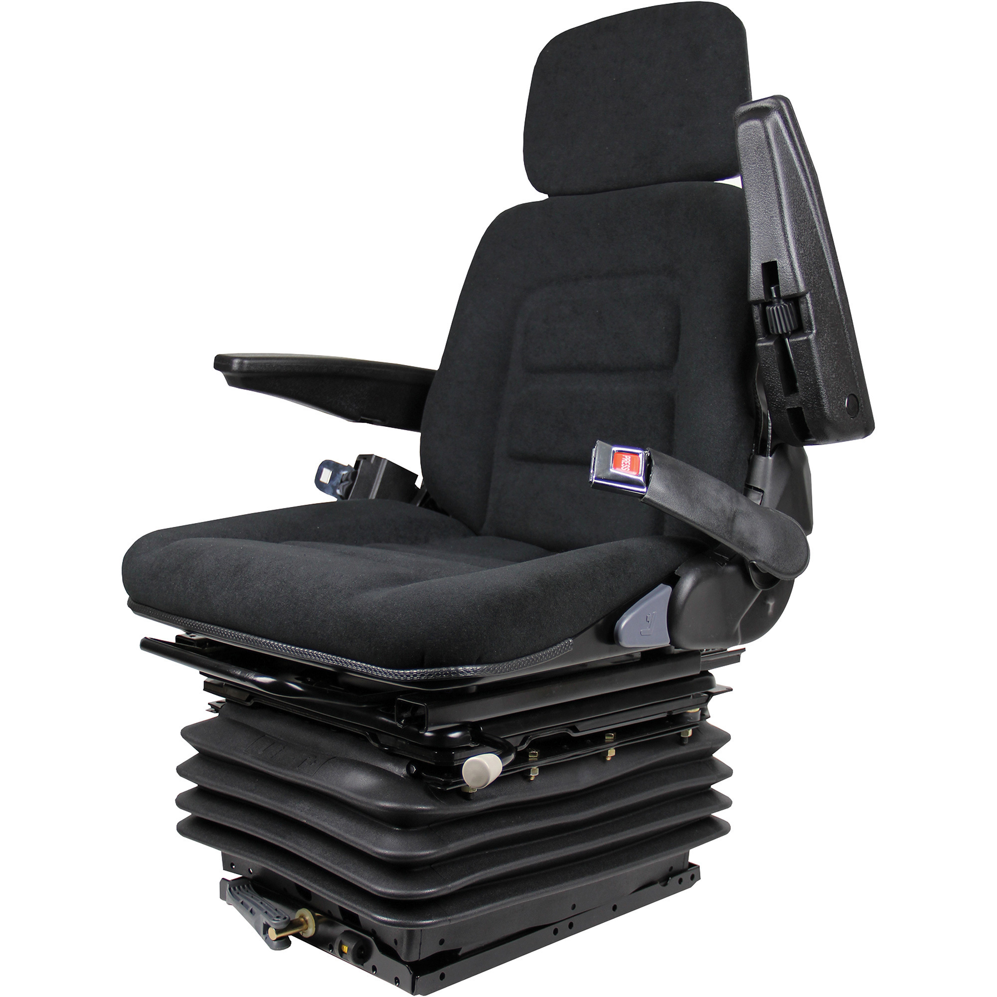 Black Talon Fabric Suspension Tractor Seat â Black, Model 330001BK