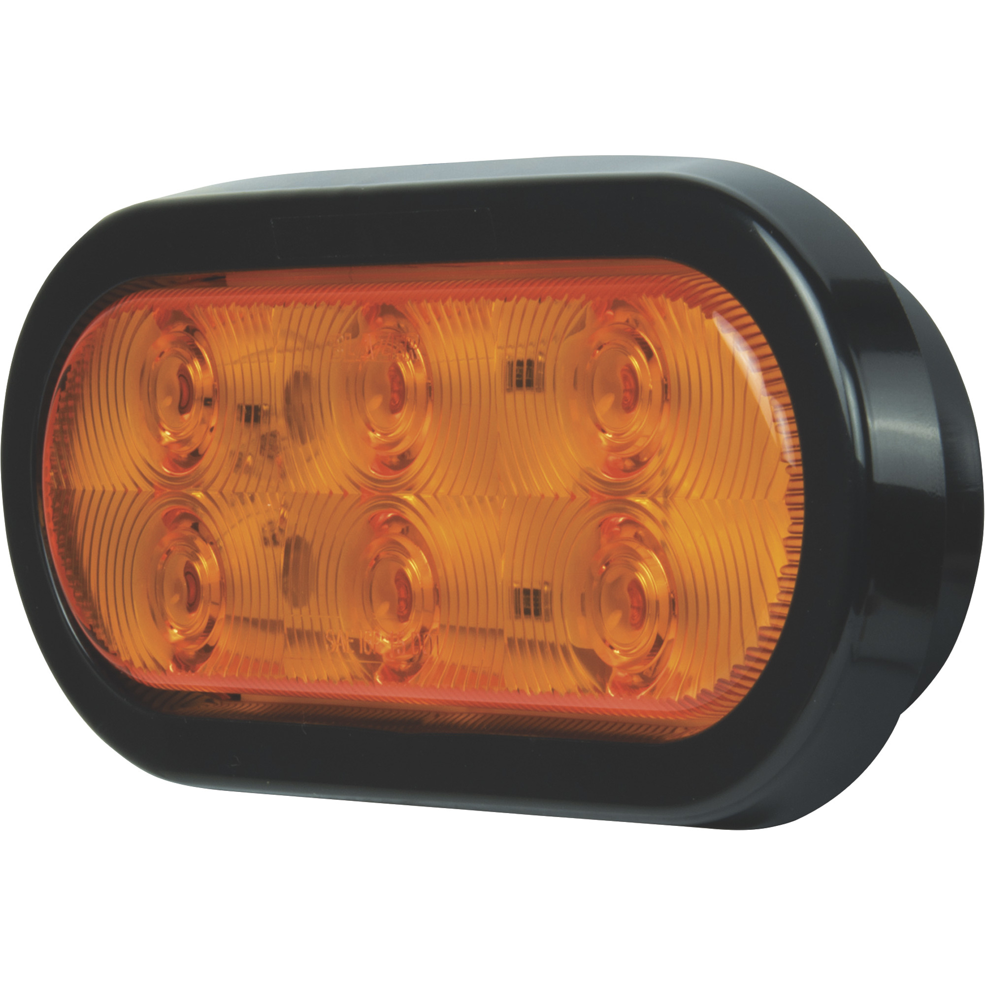 Hopkins Towing Solutions LED 6Inch Oval Tail/Turn and Park Light, Amber, Model C561ATM