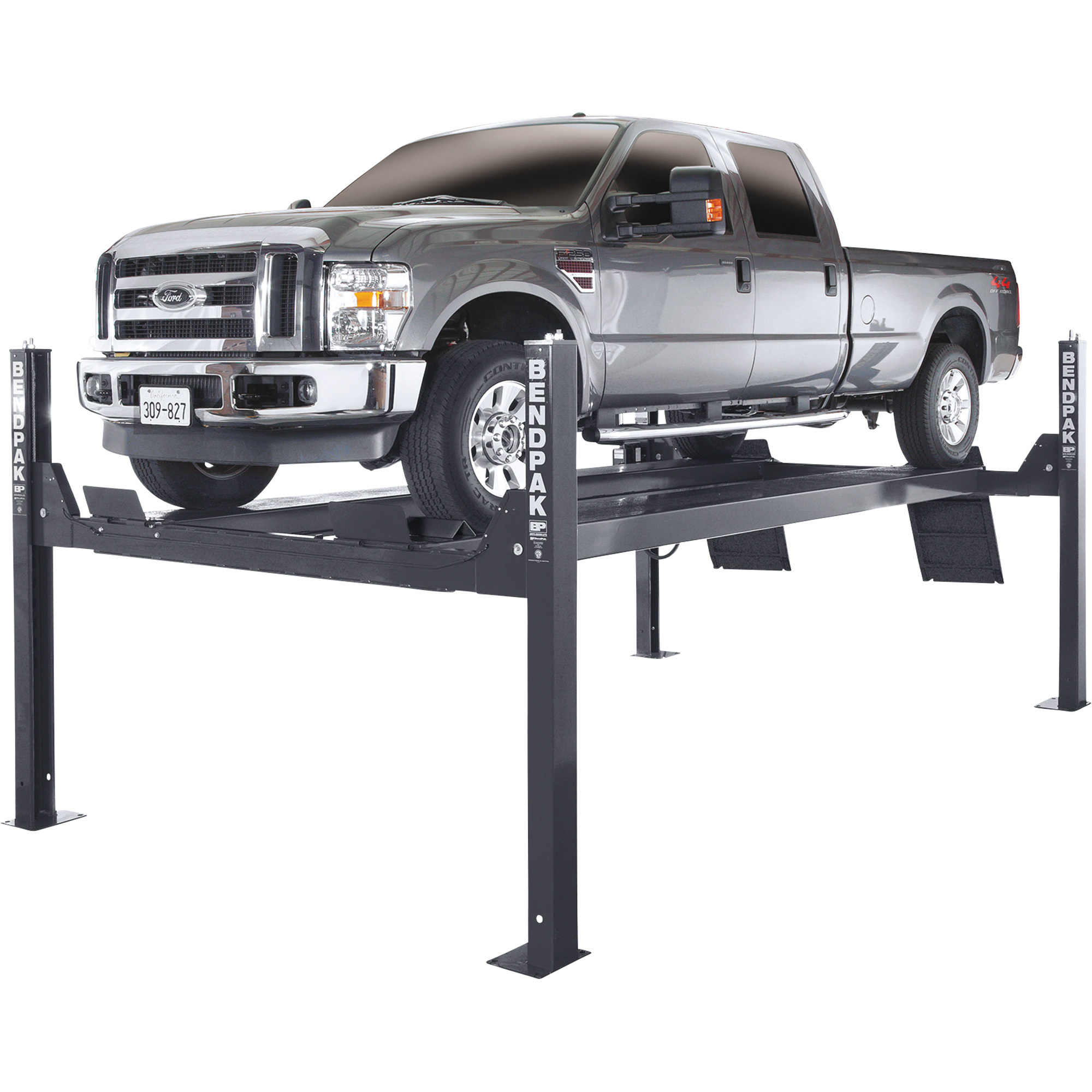 BendPak 4-Post Extended Length Truck and Car Lift, 14,000-Lb. Capacity, Model HDS-14X