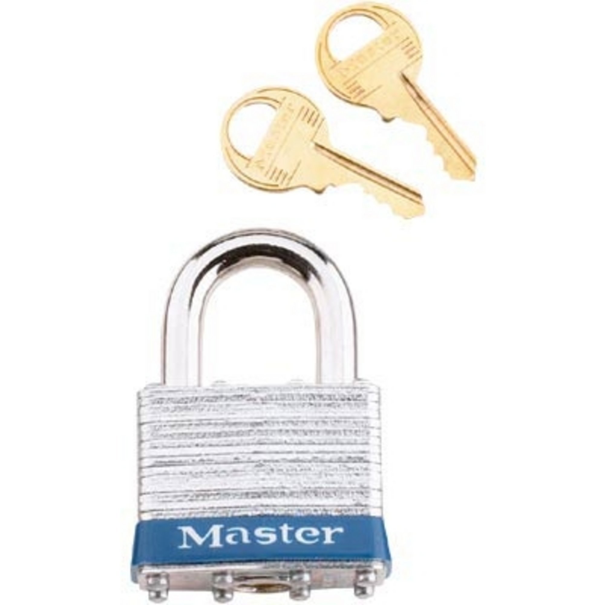 Master Lock 1 9/16Inch EX Series Shrouded Steel Keyed Different Padlock, Model 3D