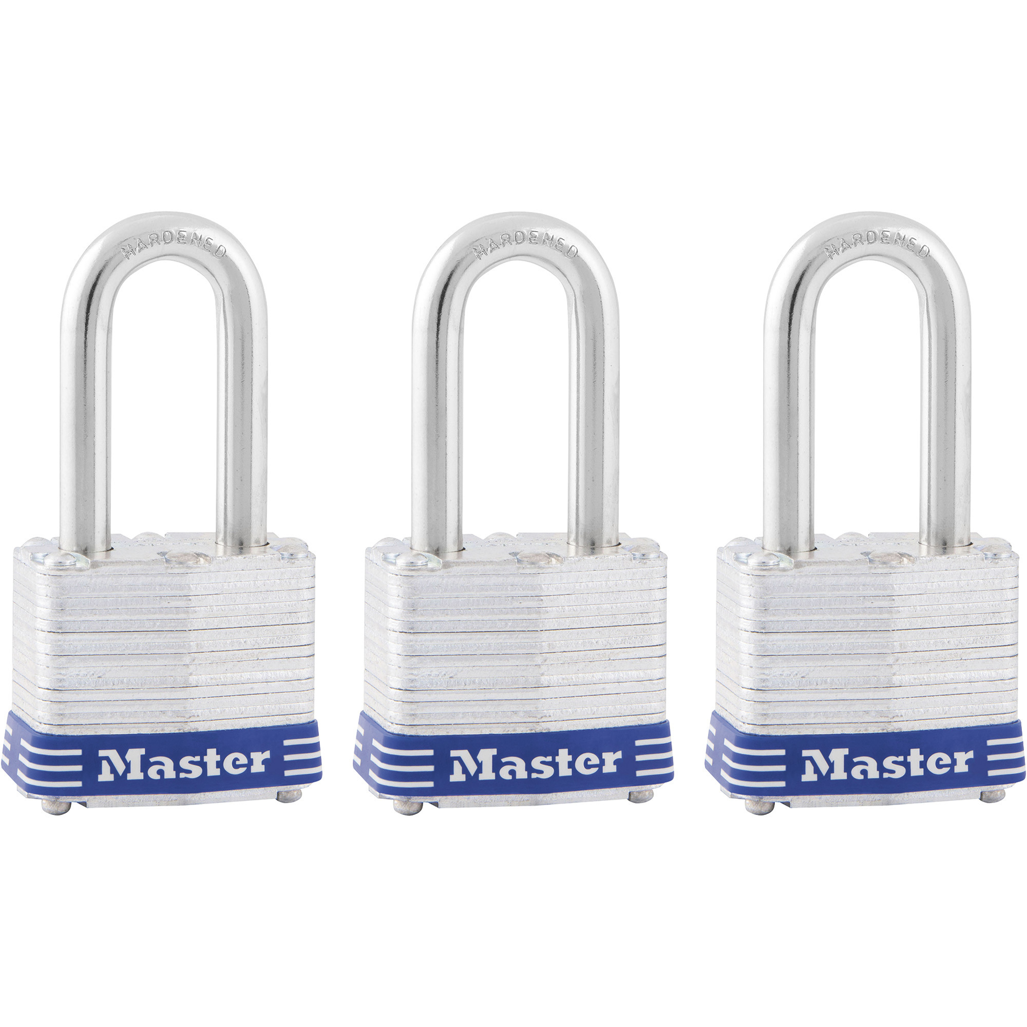 Master Lock 3-Pack Keyed-Alike Padlocks, Model 3TRILF