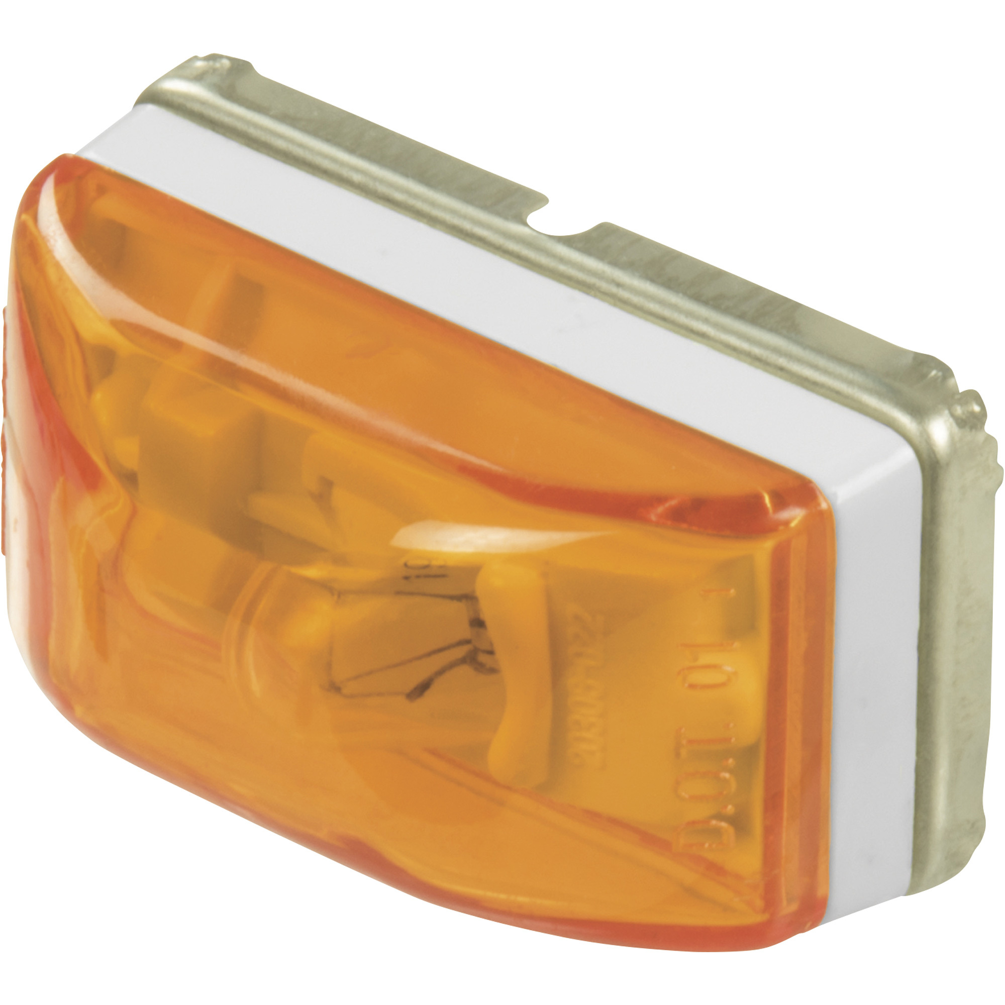 Hopkins Towing Solutions Incandescent Rectangular Clearance and Side Marker Trailer Light â 2 1/16Inch, Amber, Model 490BA