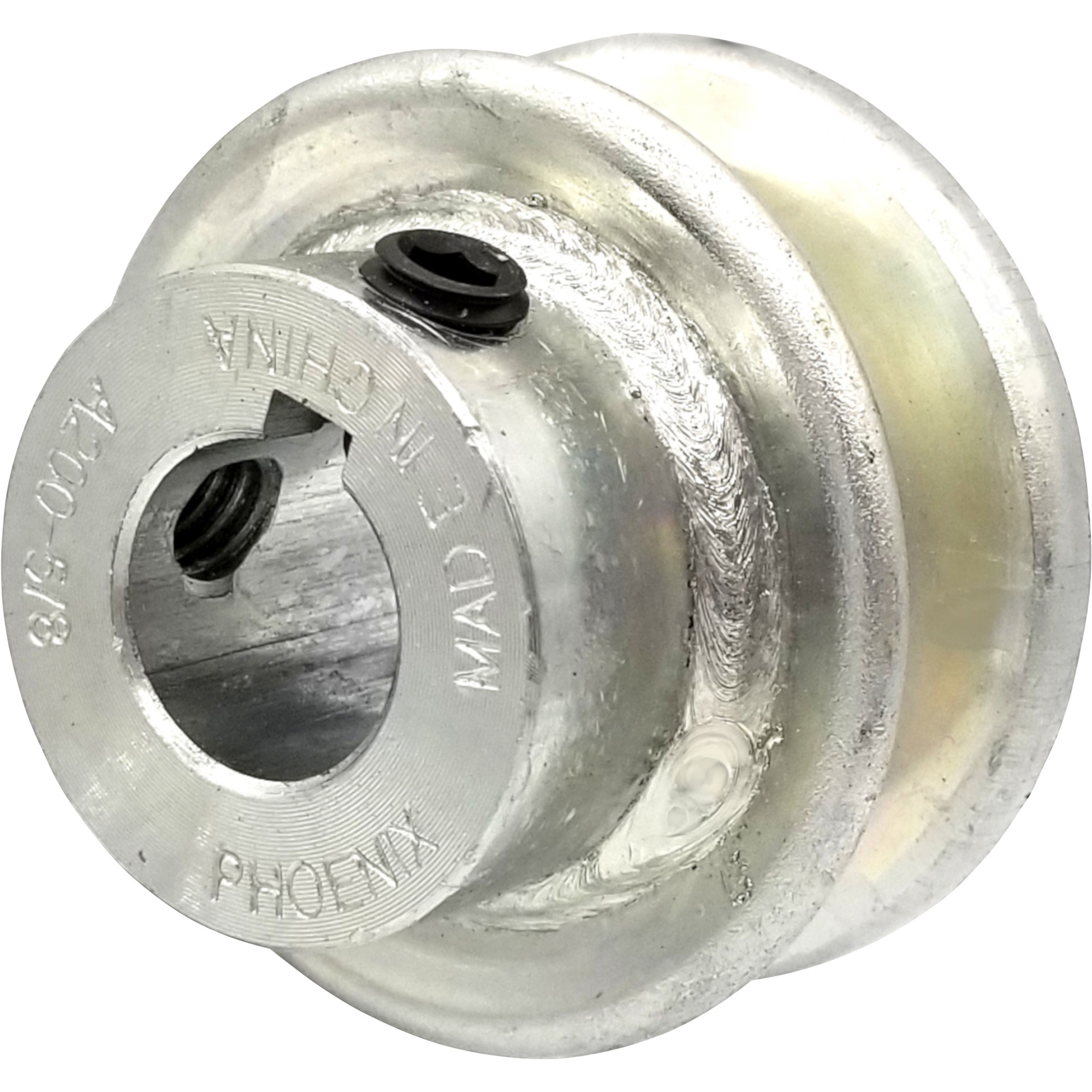 Phoenix V-Belt Pulley â 5/8Inch Bore, 2Inch Outside Diameter