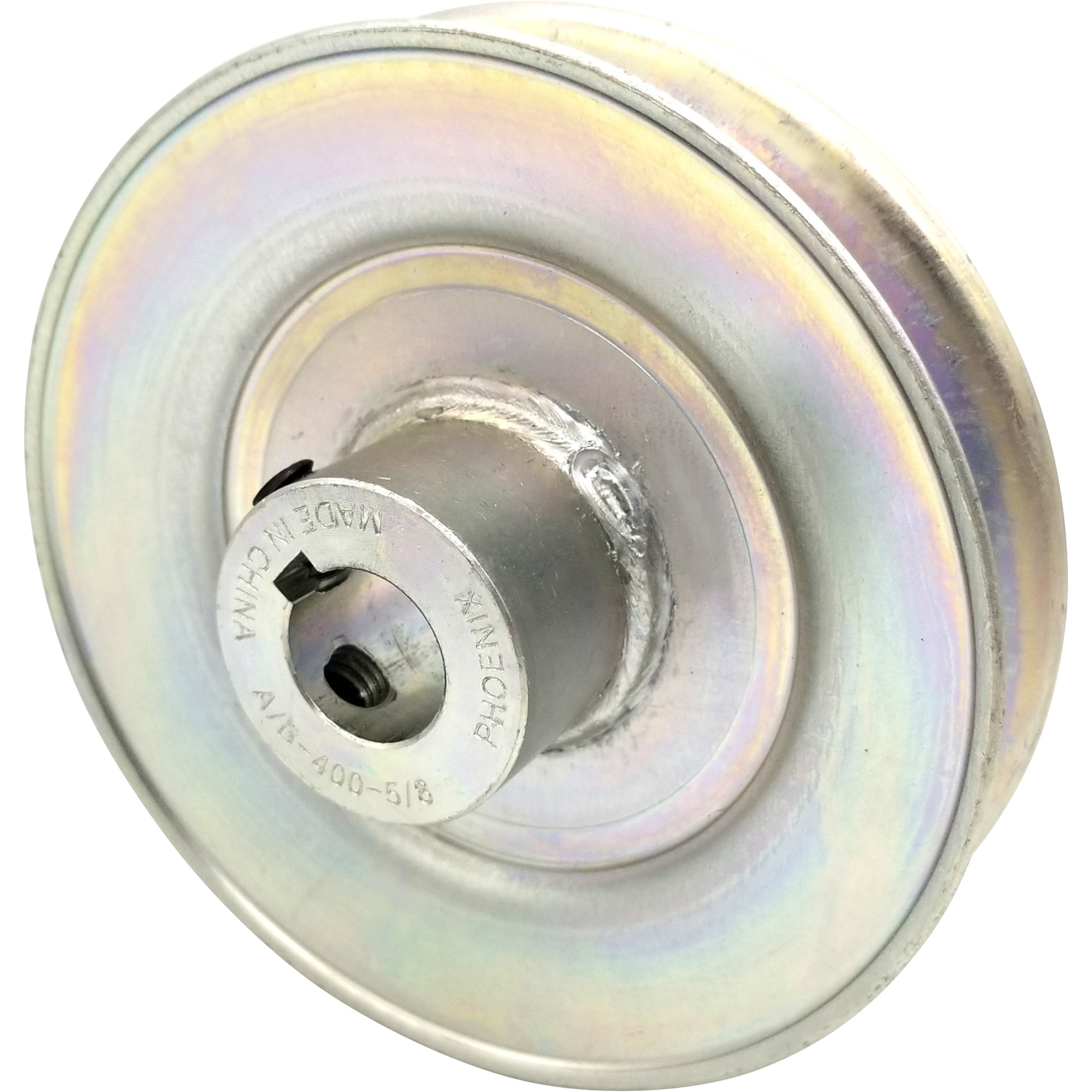 Phoenix V-Belt Pulley â 5/8Inch Bore, 4Inch Outside Diameter