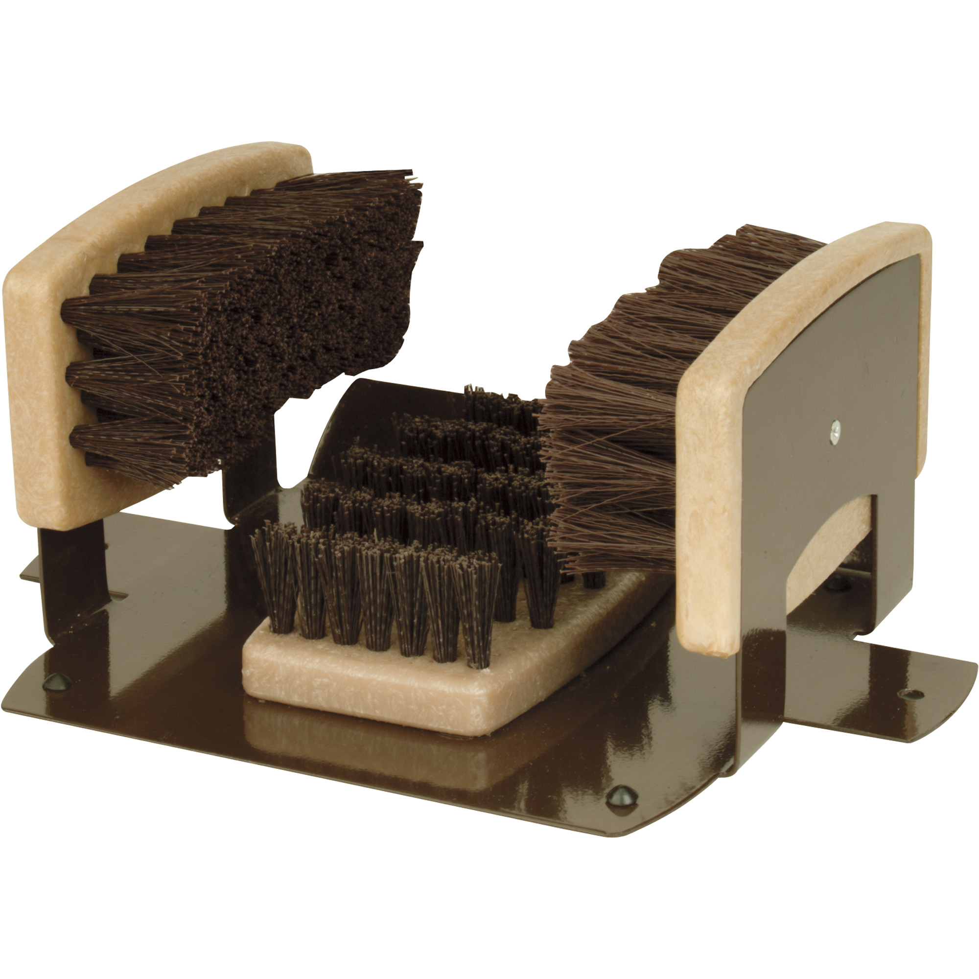 Mounted Boot Scraper and Shoe Brush â Model BB2