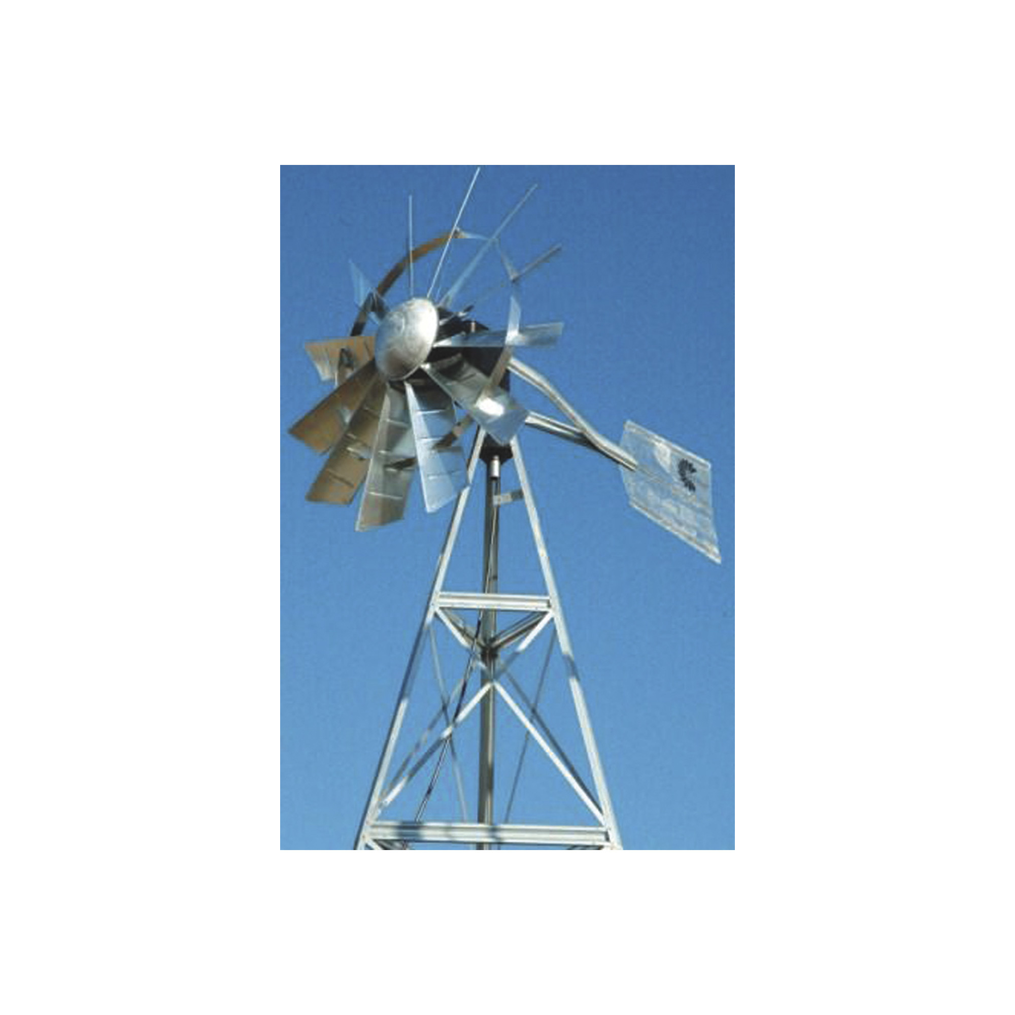 Outdoor Water Solutions Windmill Aerator, 16Ft., Galvanized, Model AWS0012