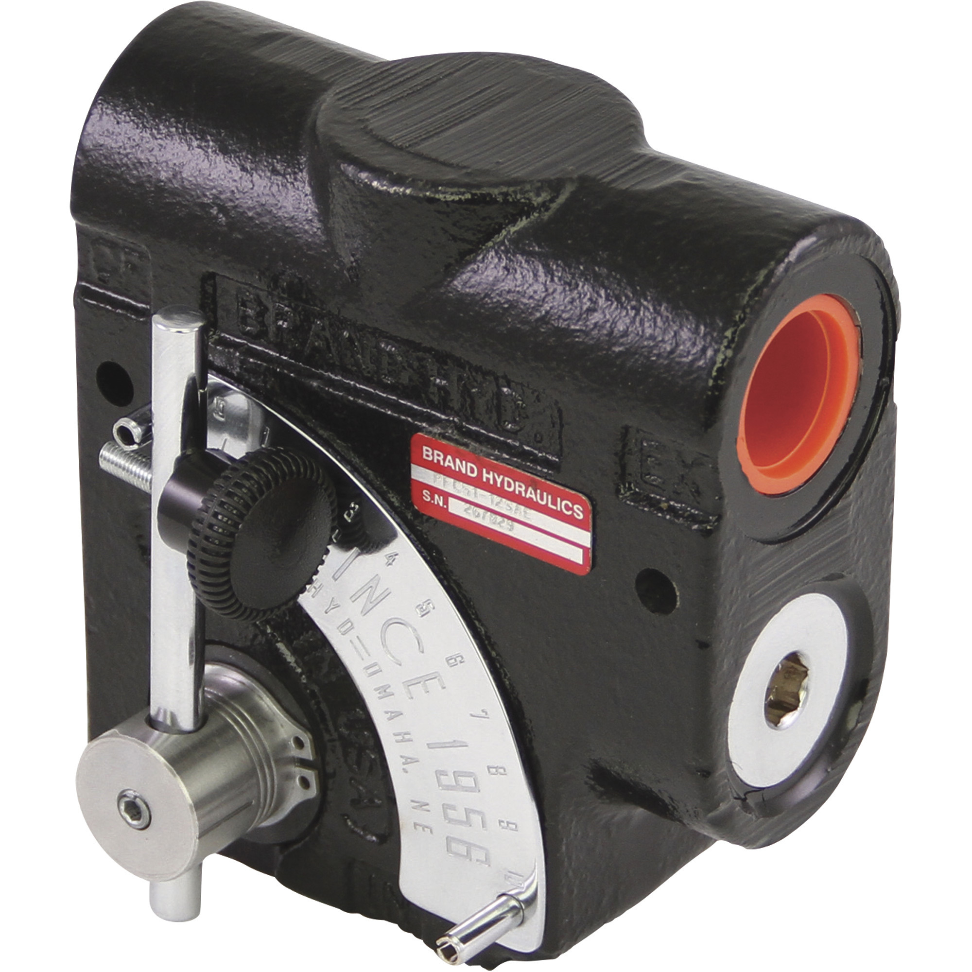 Brand Hydraulics Side-Ported Adjustable Flow Control Valve â 3/4Inch NPT ports, 0â30 GPM, Model PFC51-3/4