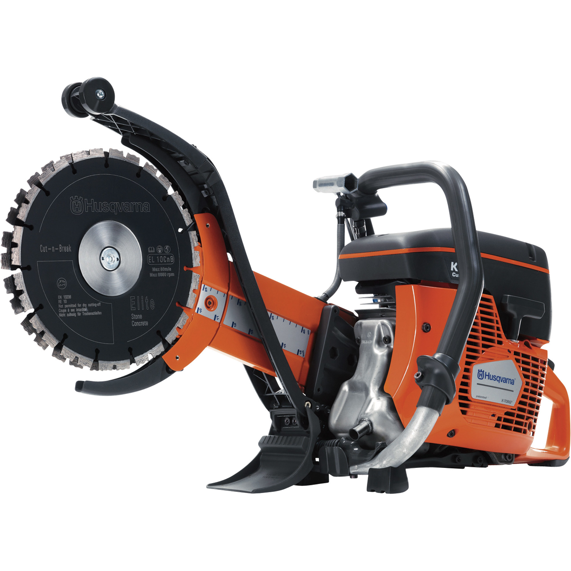 Husqvarna Gas Cut-n-Break Power Cutter, 5 HP, 73cc, Model K760 Cut-n-Break