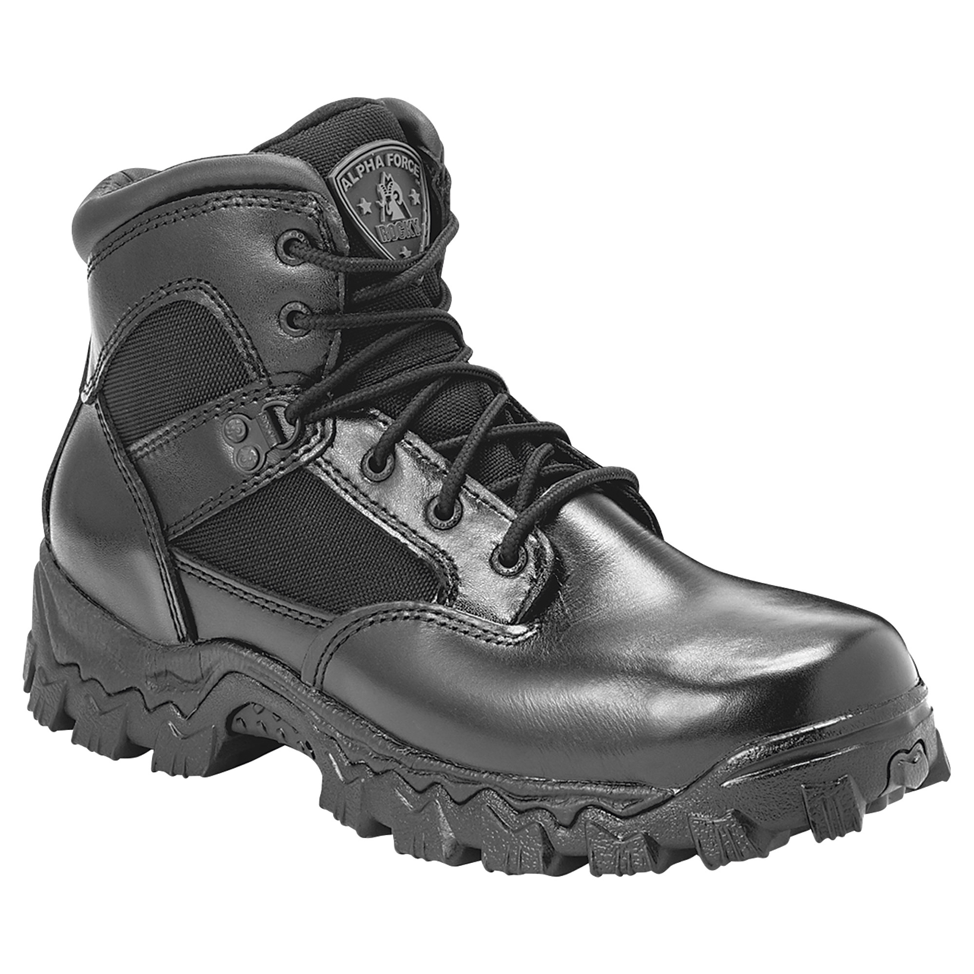 Rocky Men's 6Inch AlphaForce Waterproof Duty Boot - Black, Size 9, Model 2167