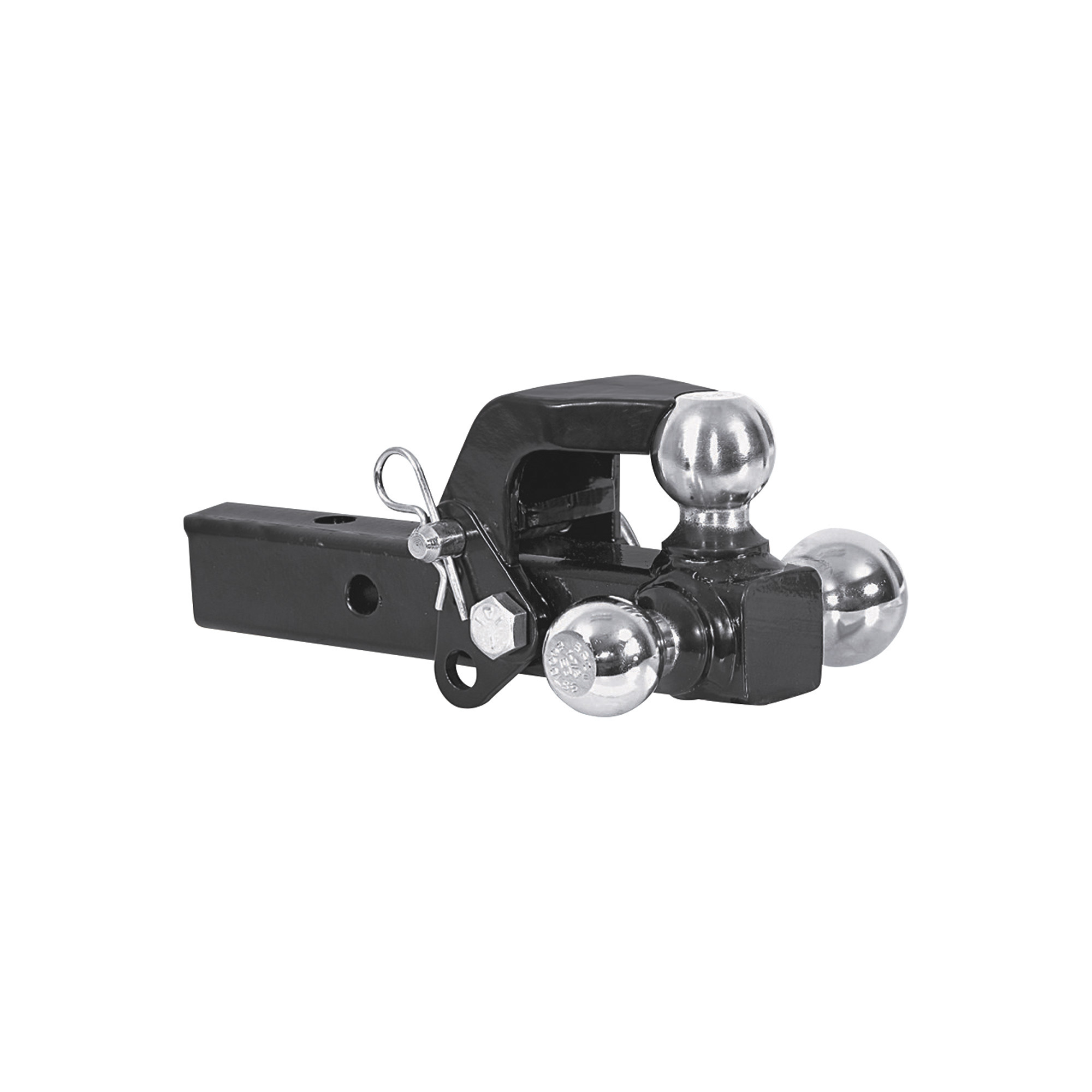 Ultra-Tow Tri-Ball Hitch with Pintle, Chrome