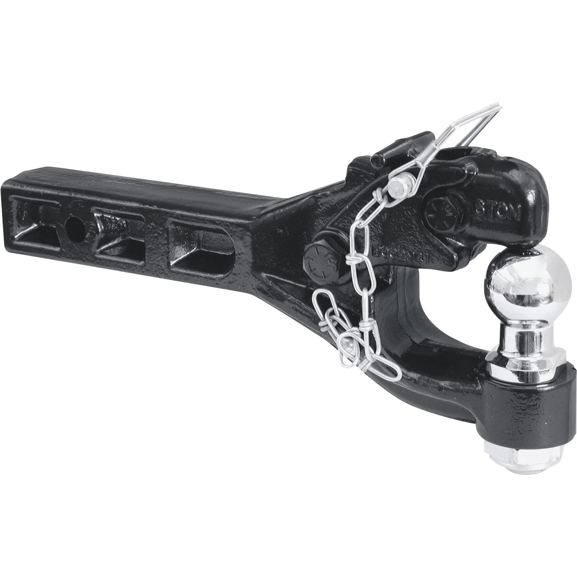 Ultra-Tow Dual-Purpose Pintle Hitch Fits 2Inch Receiver, 6-Ton Capacity
