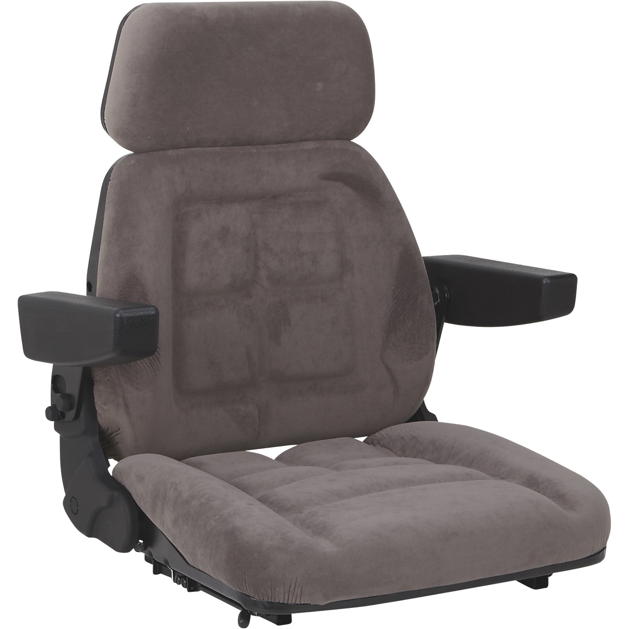 Pilot Brand Fabric Seat Top Replacement for Grammer MSG95 Suspension Tractor Seat, Gray, Model 7616