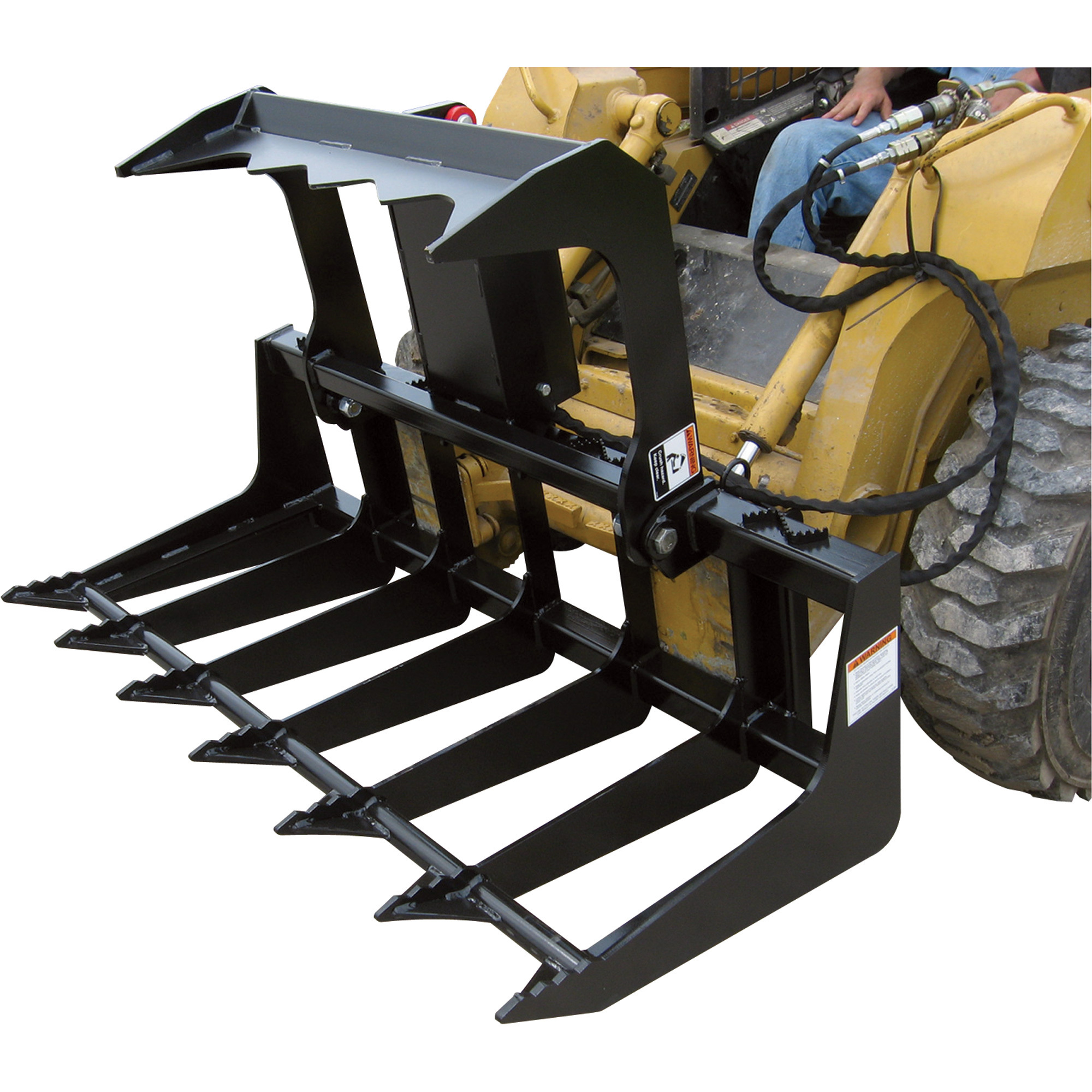Farm Star Equipment SkidSteer Grapple 6ft Model EG6