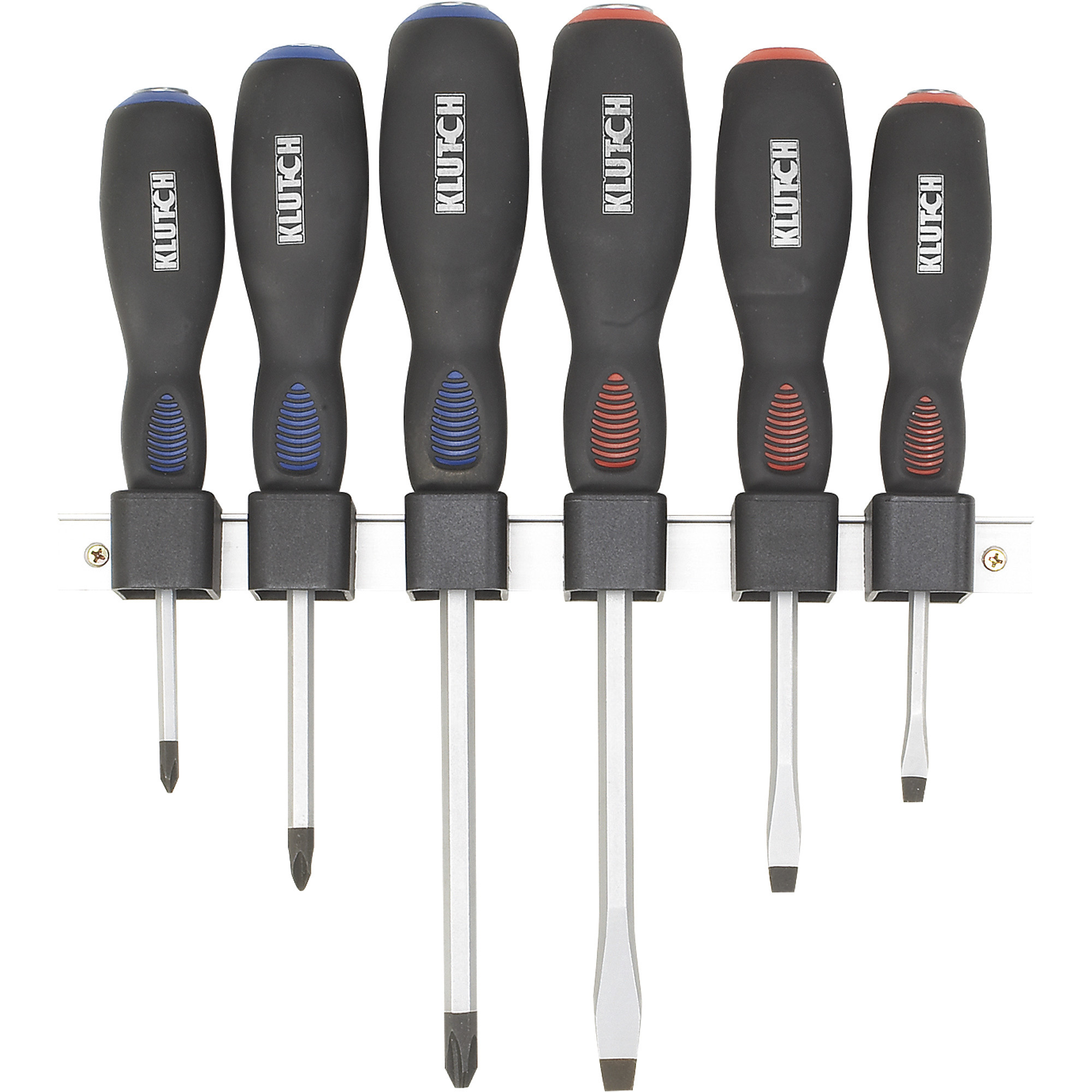 Klutch Screwdrivers, 6-Piece Set