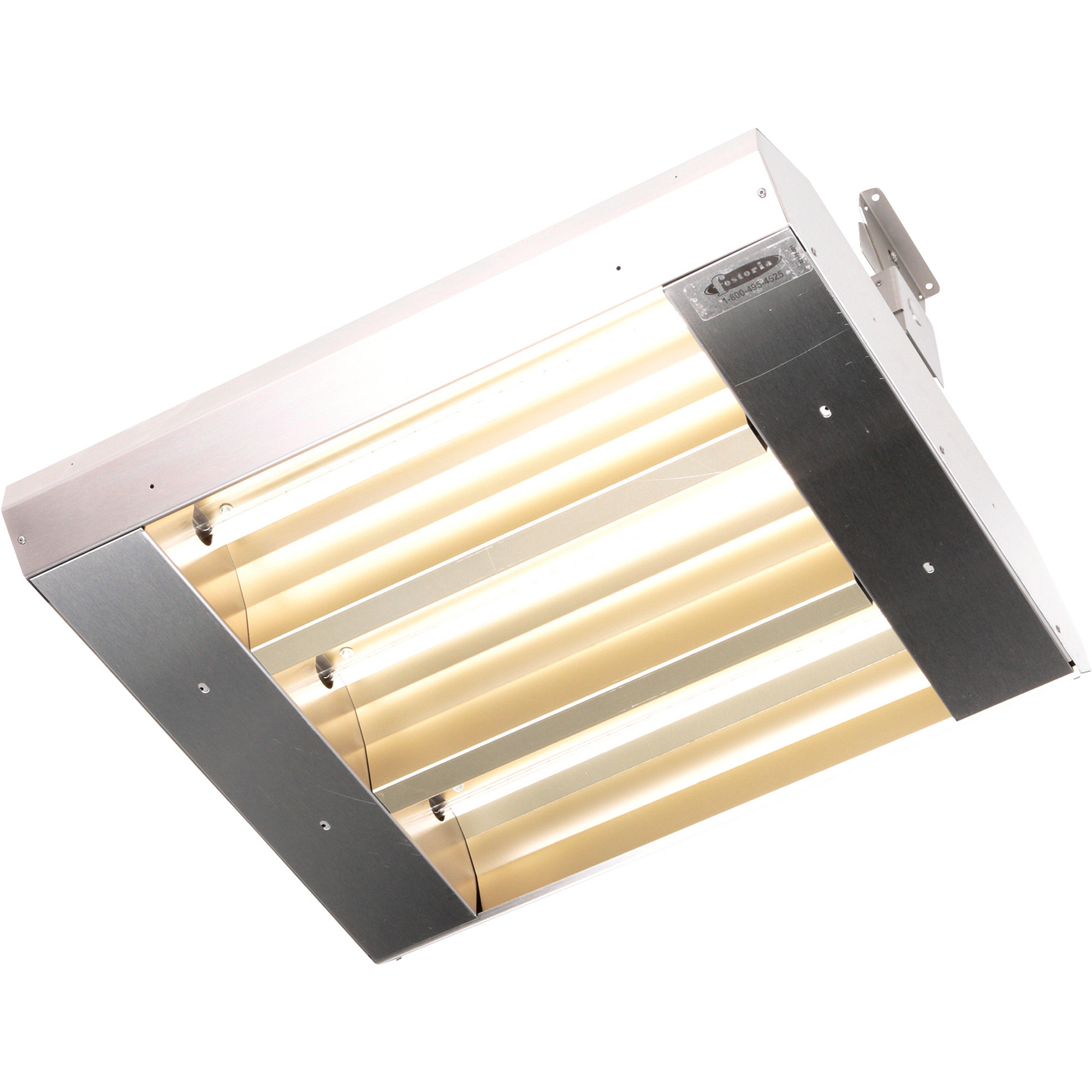 THSS Series Mul-T-Mount Electric Indoor/Outdoor Quartz Infrared Heater, 16,382 BTU, 240 Volts, Stainless Steel, Model# - TPI 223-60-THSS-240V