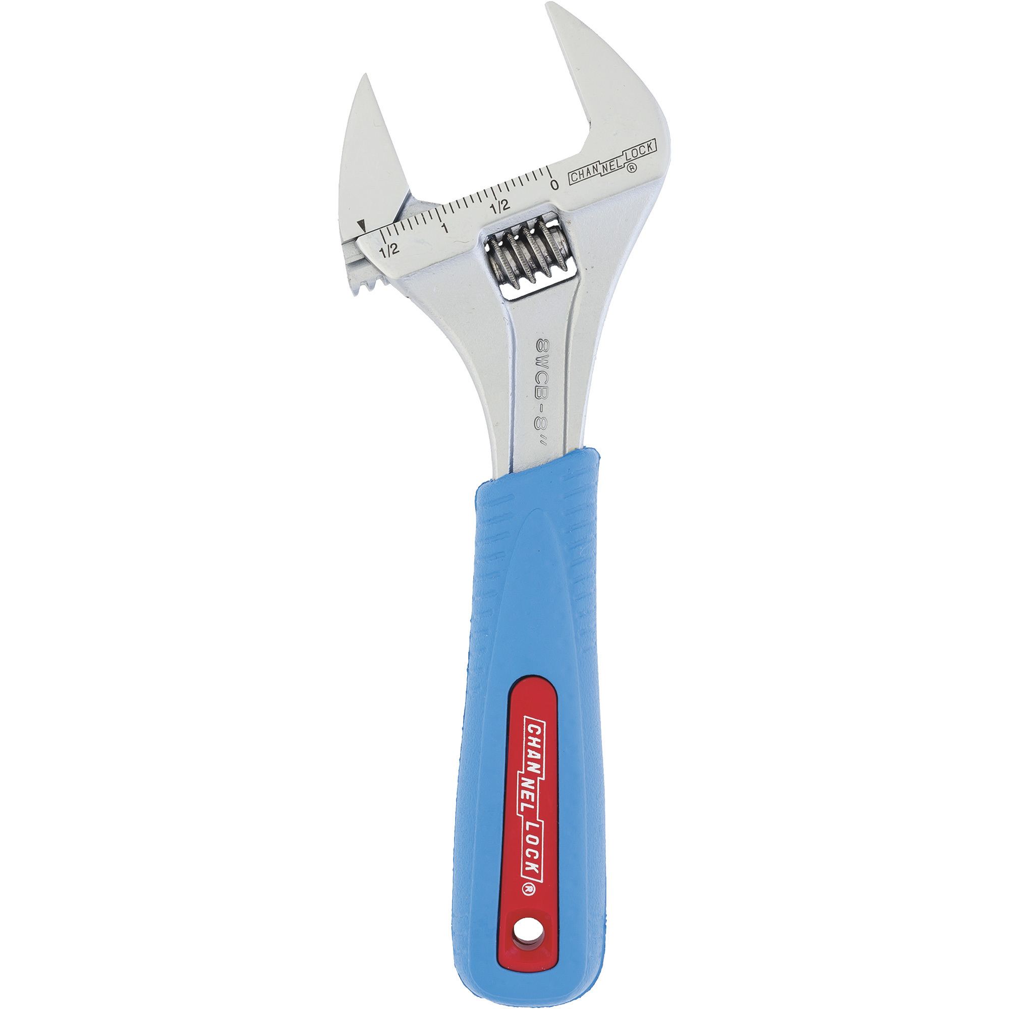 Channellock Wide Opening Adjustable Wrench â 8Inch, Model 8WCB