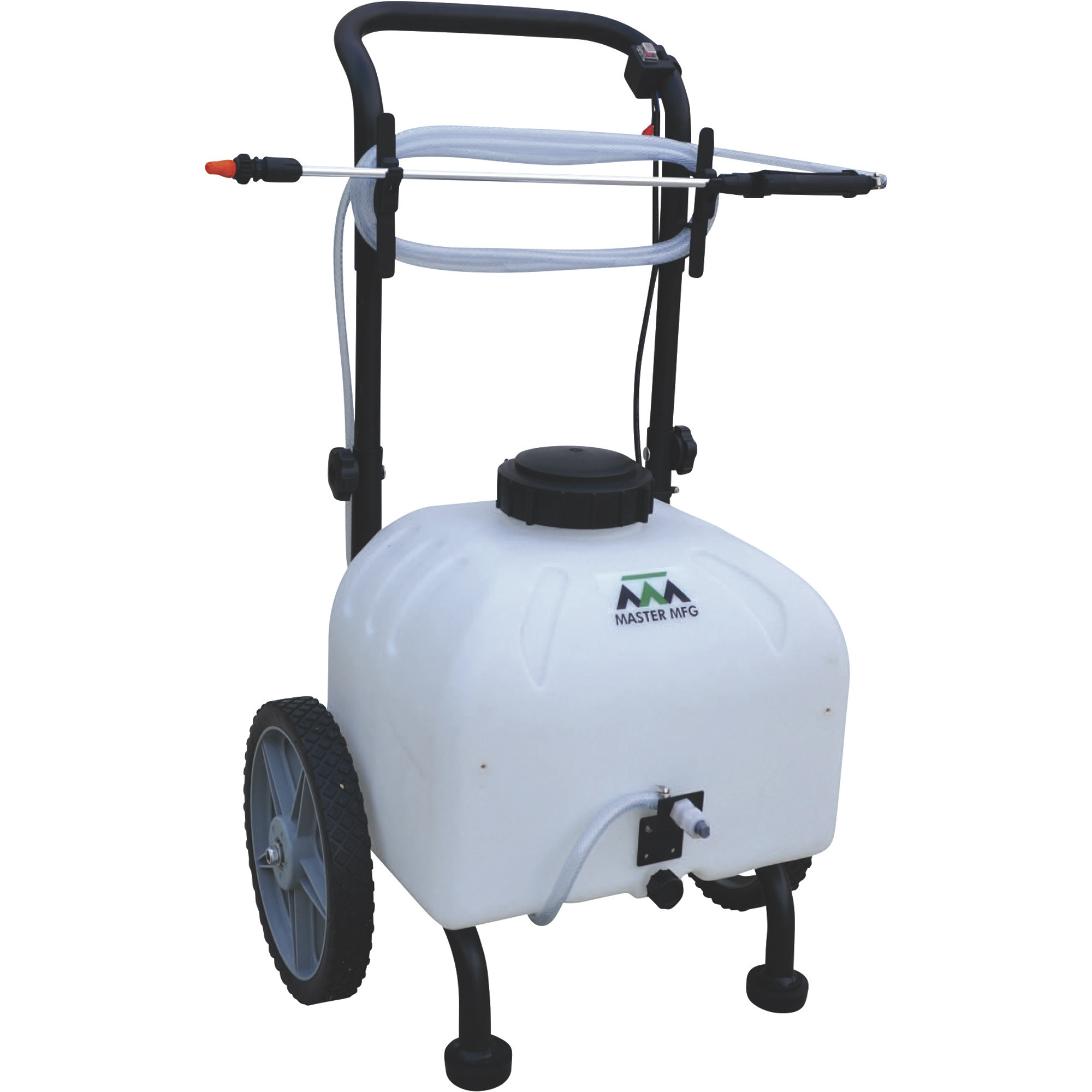 Master Gardener Revolt Series 9-Gallon, 12 Volt Rechargeable Cart Sprayer â Model PCD-E3-009B-MM