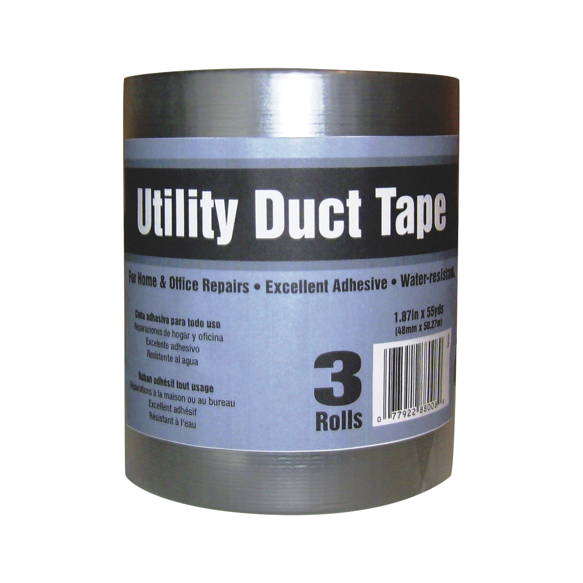 IPG Utility Duct Tape â 3-Pack, 1.88Inch W x 55 Yards, Model 88008