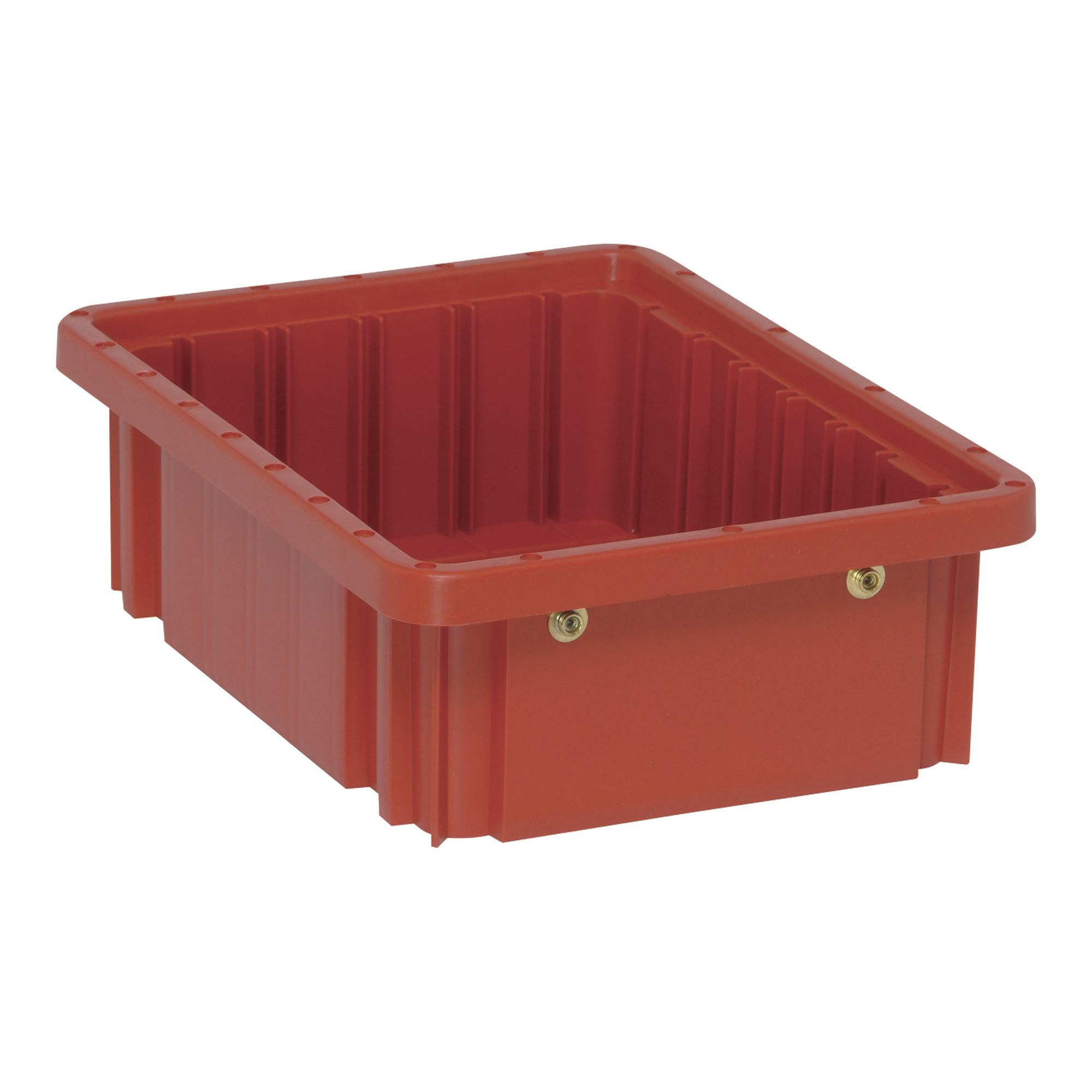 Quantum Storage Dividable Grid Container, 20-Pack, 10 7/8Inch L x 8 1/4Inch W x 3 1/2Inch H, Red, Model DG91035RD