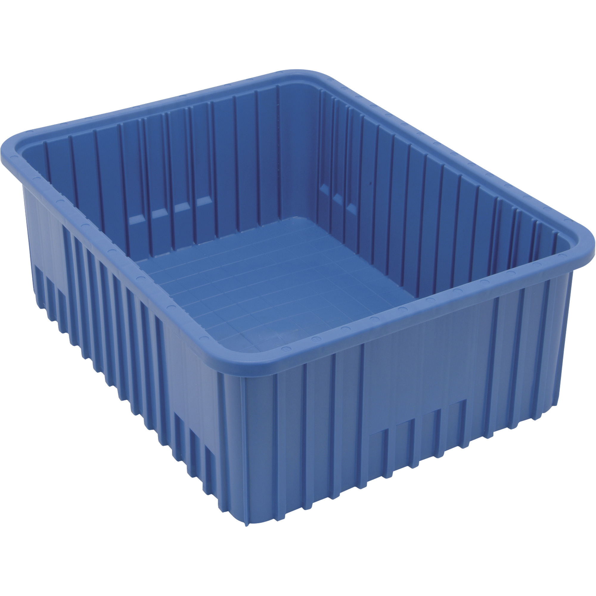 Quantum Storage Dividable Grid Container, 3-Pack, 22 1/2Inch L x 17 1/2Inch W x 8Inch H, Blue, Model DG93080BL