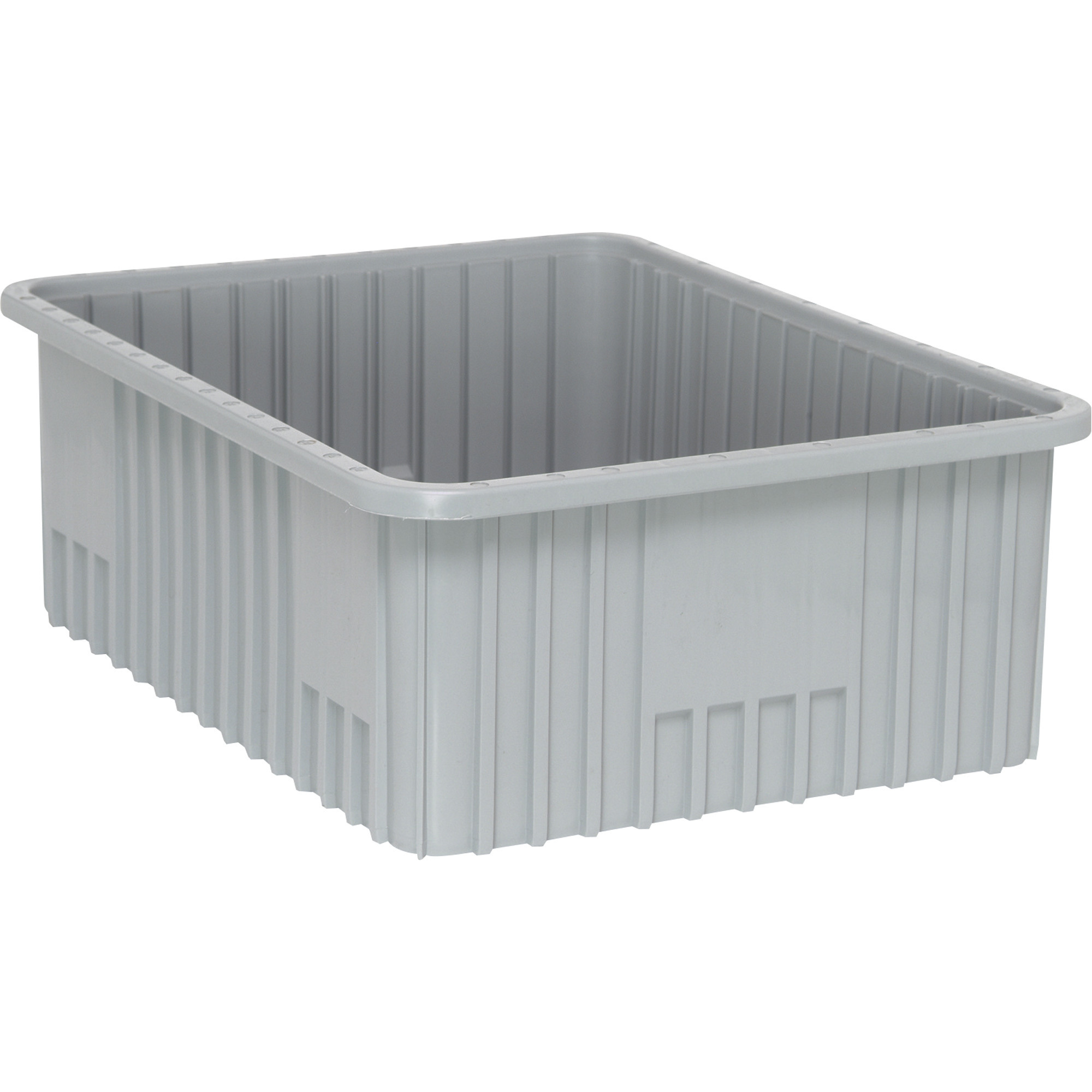 Quantum Storage Dividable Grid Container, 3-Pack, 22 1/2Inch L x 17 1/2Inch W x 8Inch H, Gray, Model DG93080GY