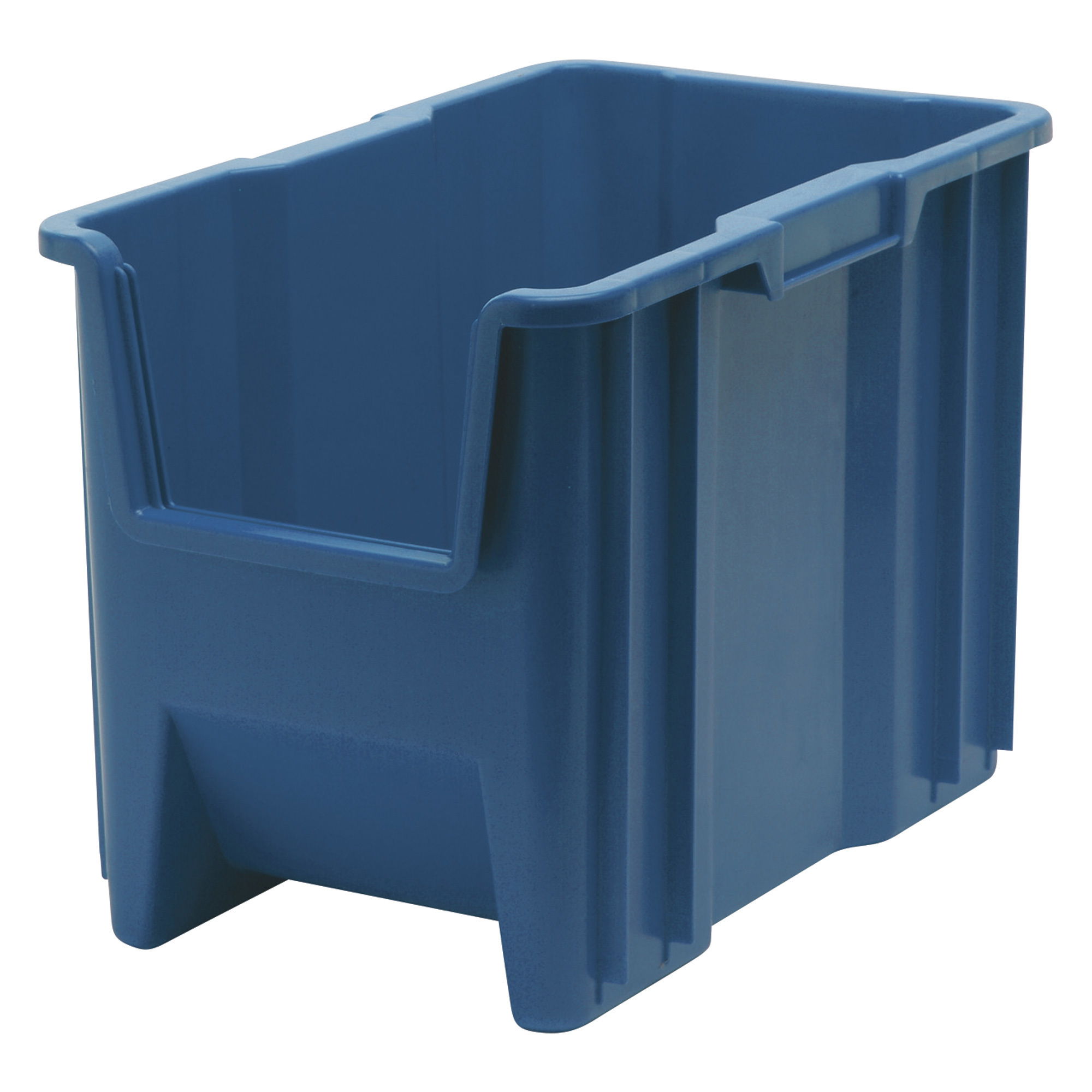 Quantum Storage Giant Stack Container, 4-Pack, 17 1/2Inch L x 10 7/8Inch W x 12 1/2Inch H, Blue, Model QGH600BLCS