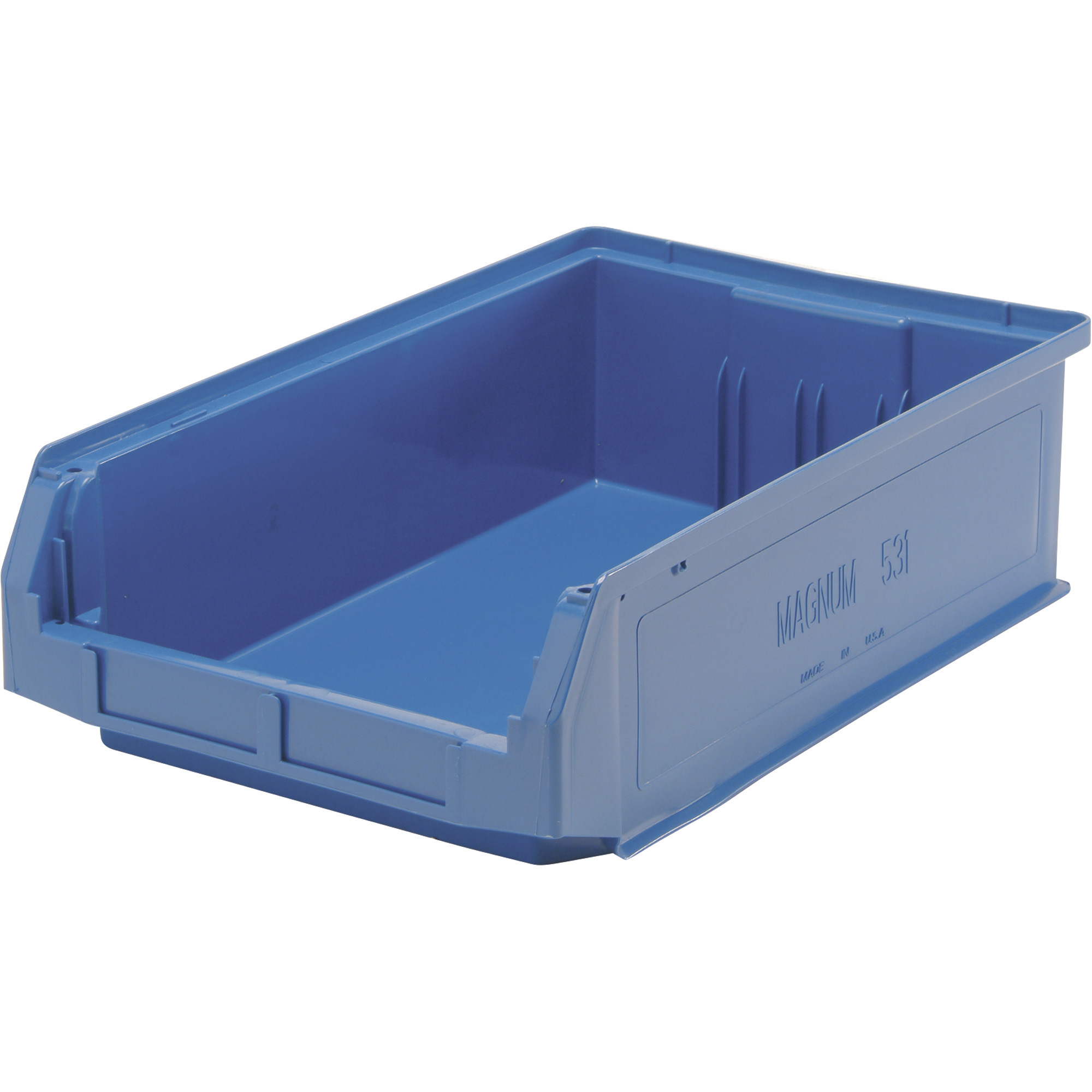 Quantum Storage Magnum Bin, 6-Pack, 19 3/4Inch L x 12 3/8Inch W x 5 7/8Inch H, Blue, Model QMS531BLCS