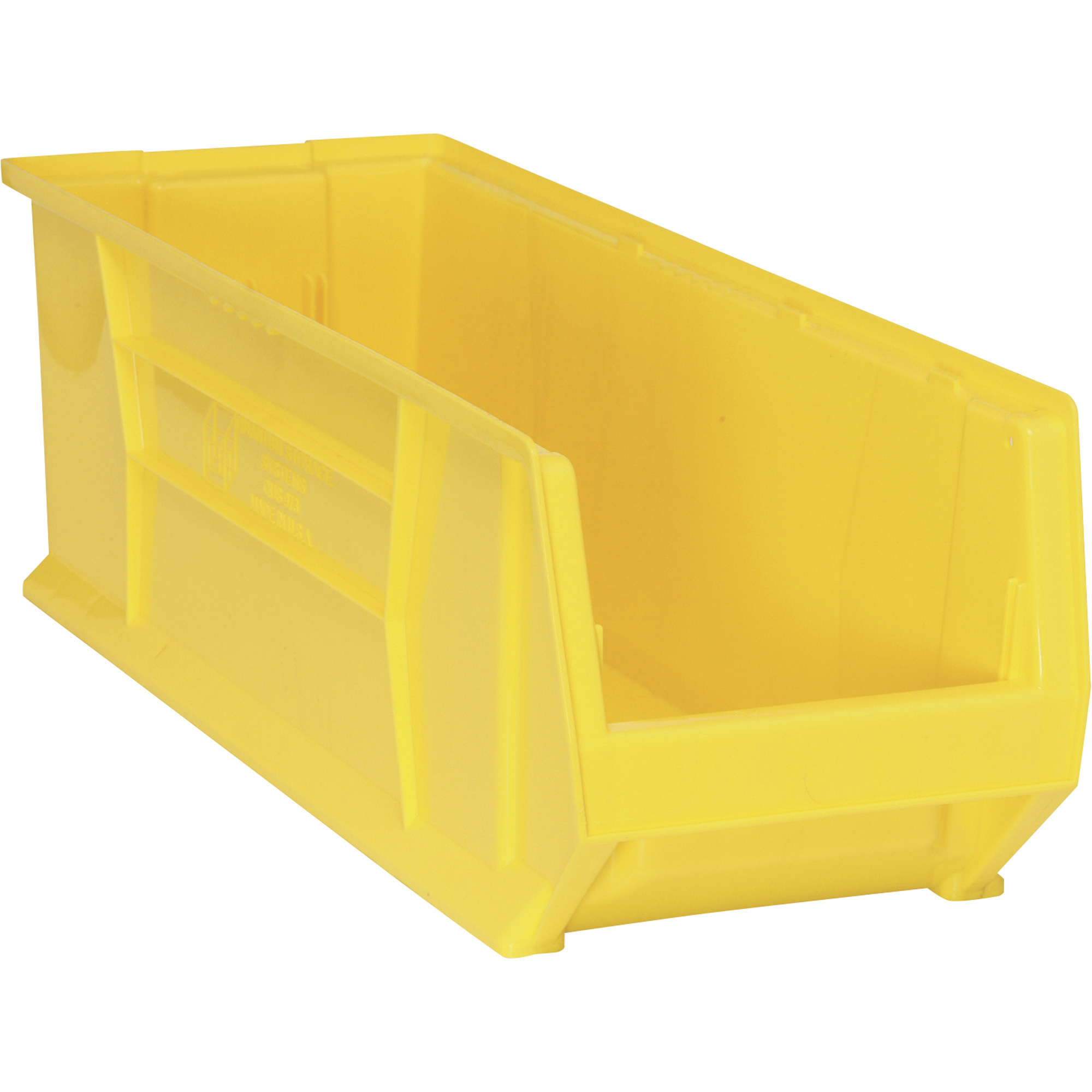 Quantum Storage Hulk Bins, 4-Pack, 29 7/8Inch L x 11Inch W x 10Inch H, Yellow, Model QUS973YLCS