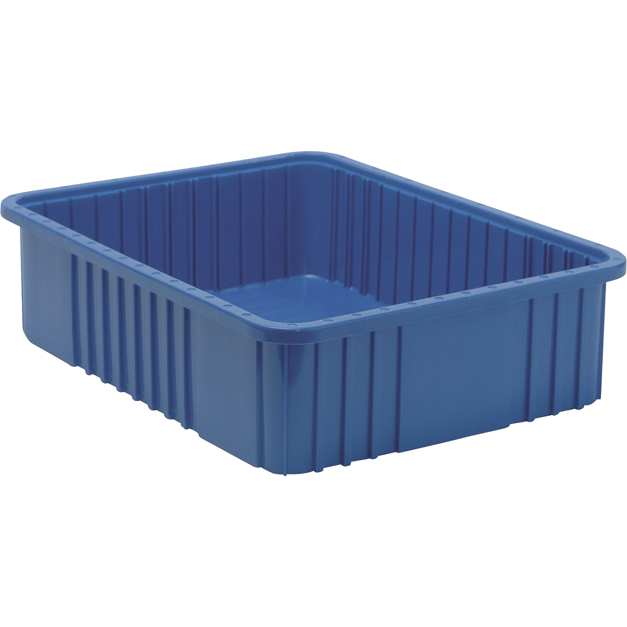 Quantum Storage Dividable Grid Container, 3-Pack, 22 1/2Inch L x 17 1/2Inch W x 6Inch H, Blue, Model DG93060BL