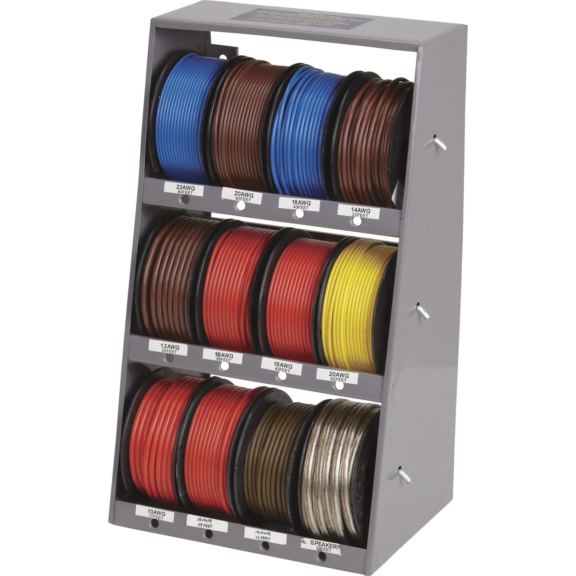 Ironton 12-Piece Shop Electrical Wire Assortment â Model MC900063