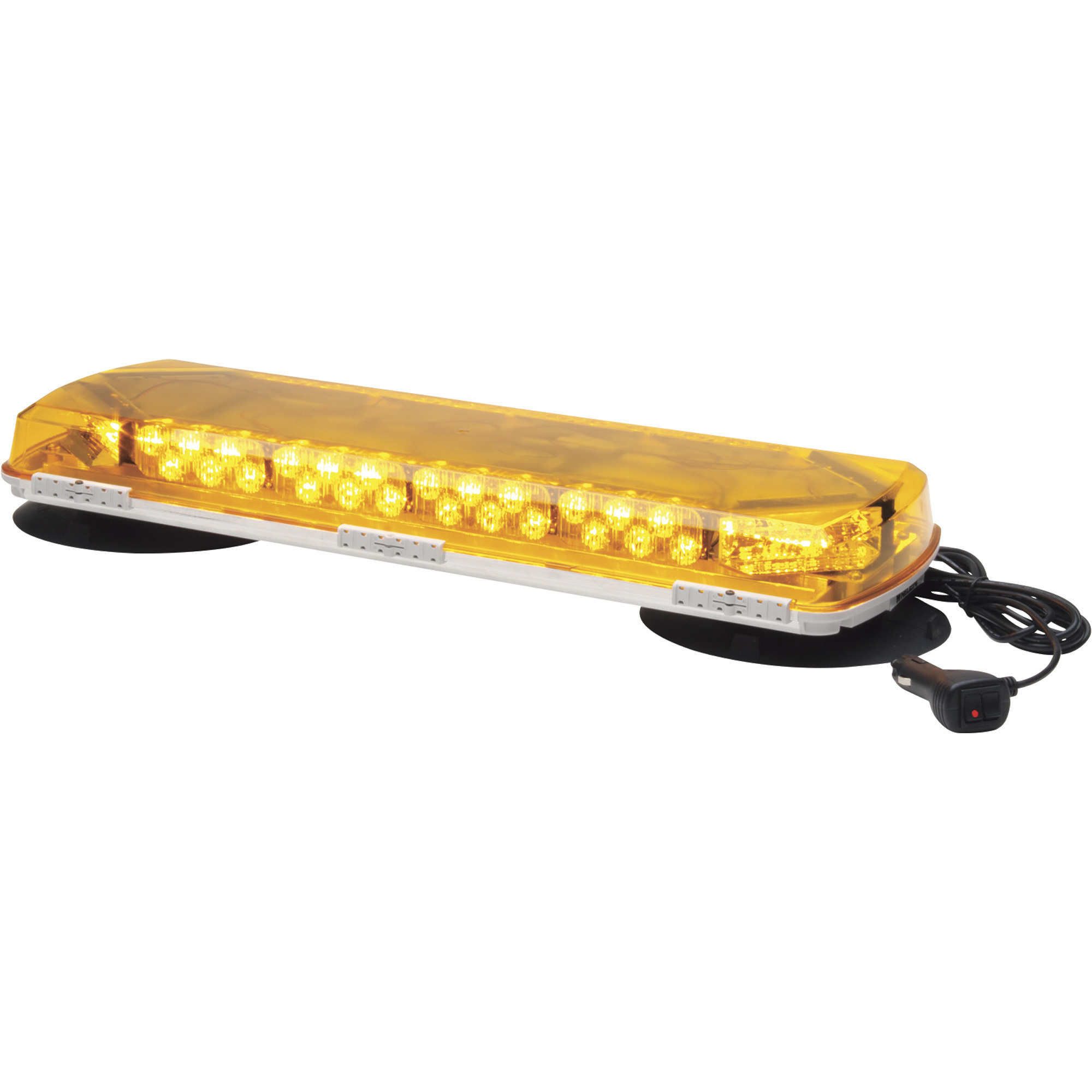 Whelen Century Series 23Inch Mini LED Light Bar with Aluminum Base - Amber Lens, Model MC23VA